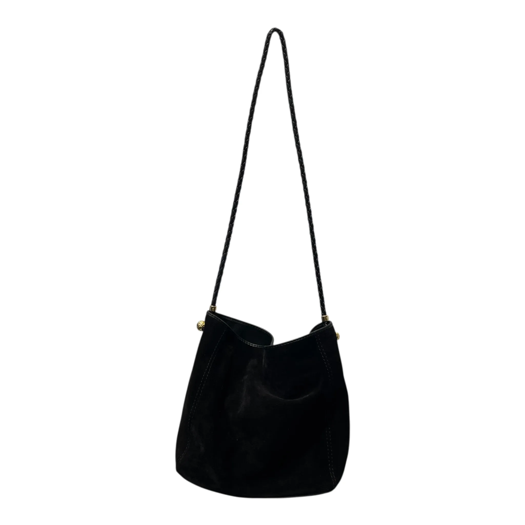 BOTTEGA VENETA/Bag/BLK/GOLD HARDWARE CROSSBODY