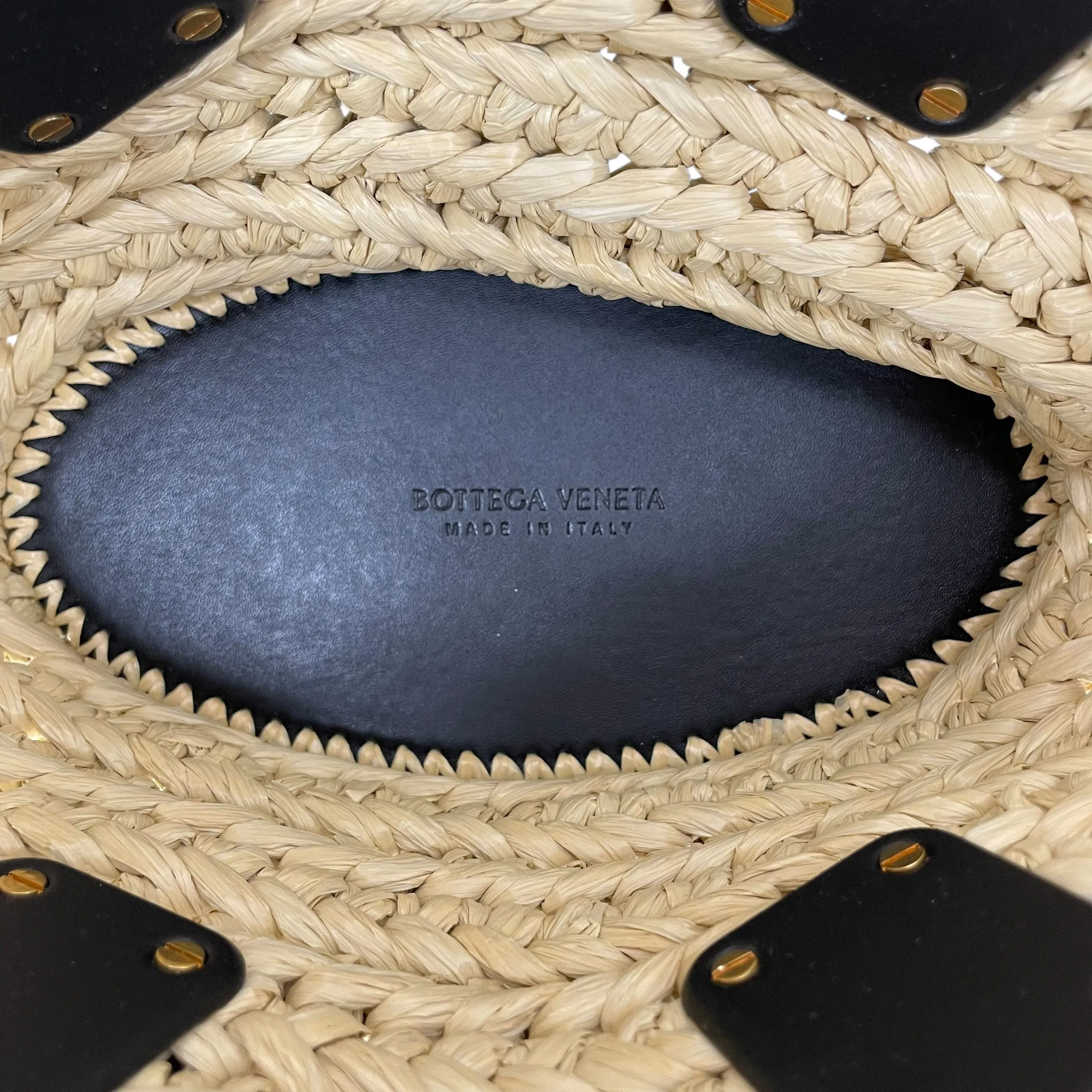 BOTTEGA VENETA/Bag/BLK/WEAVE BASKET BLK
