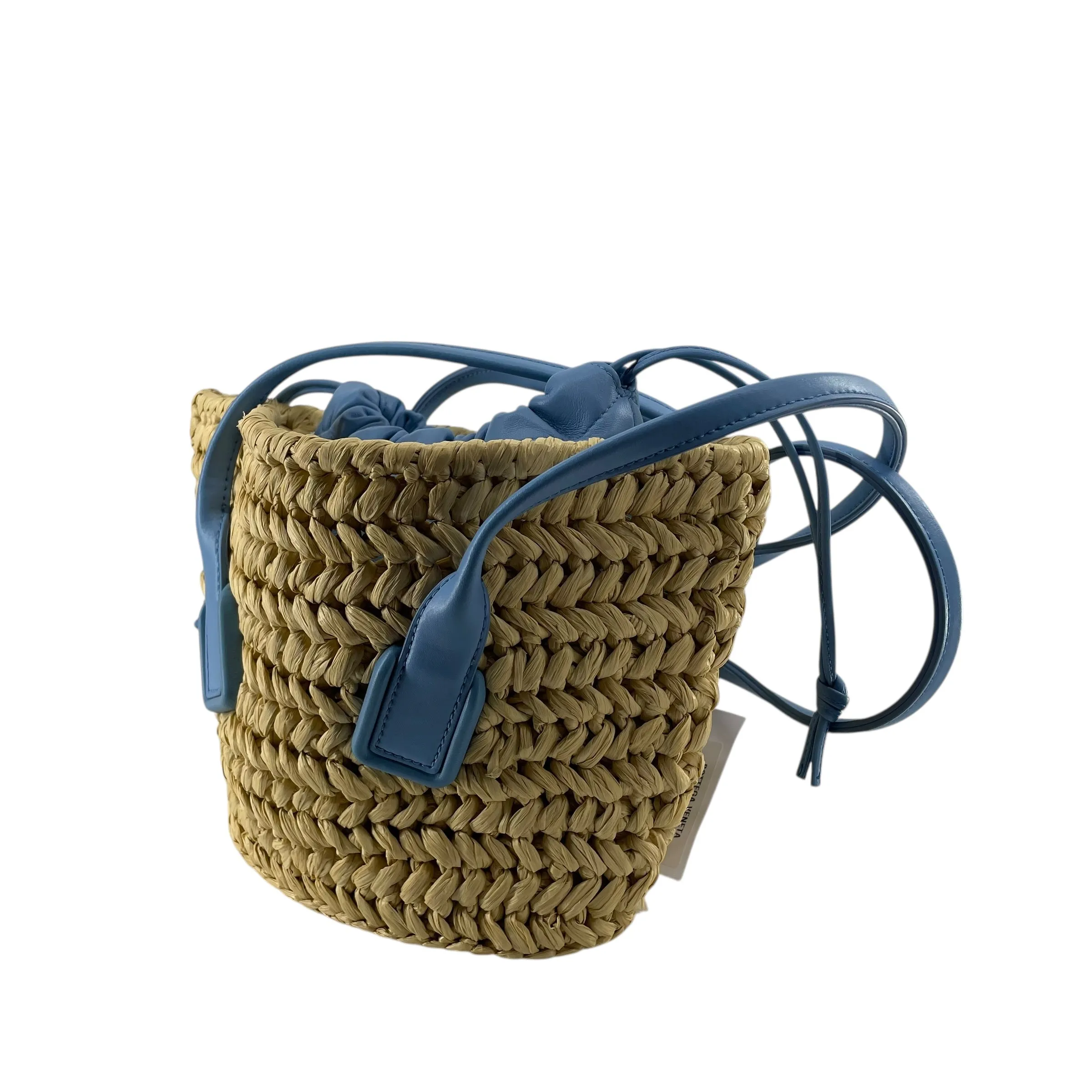BOTTEGA VENETA/Bag/BLU/WEAVE BASKET BLUE