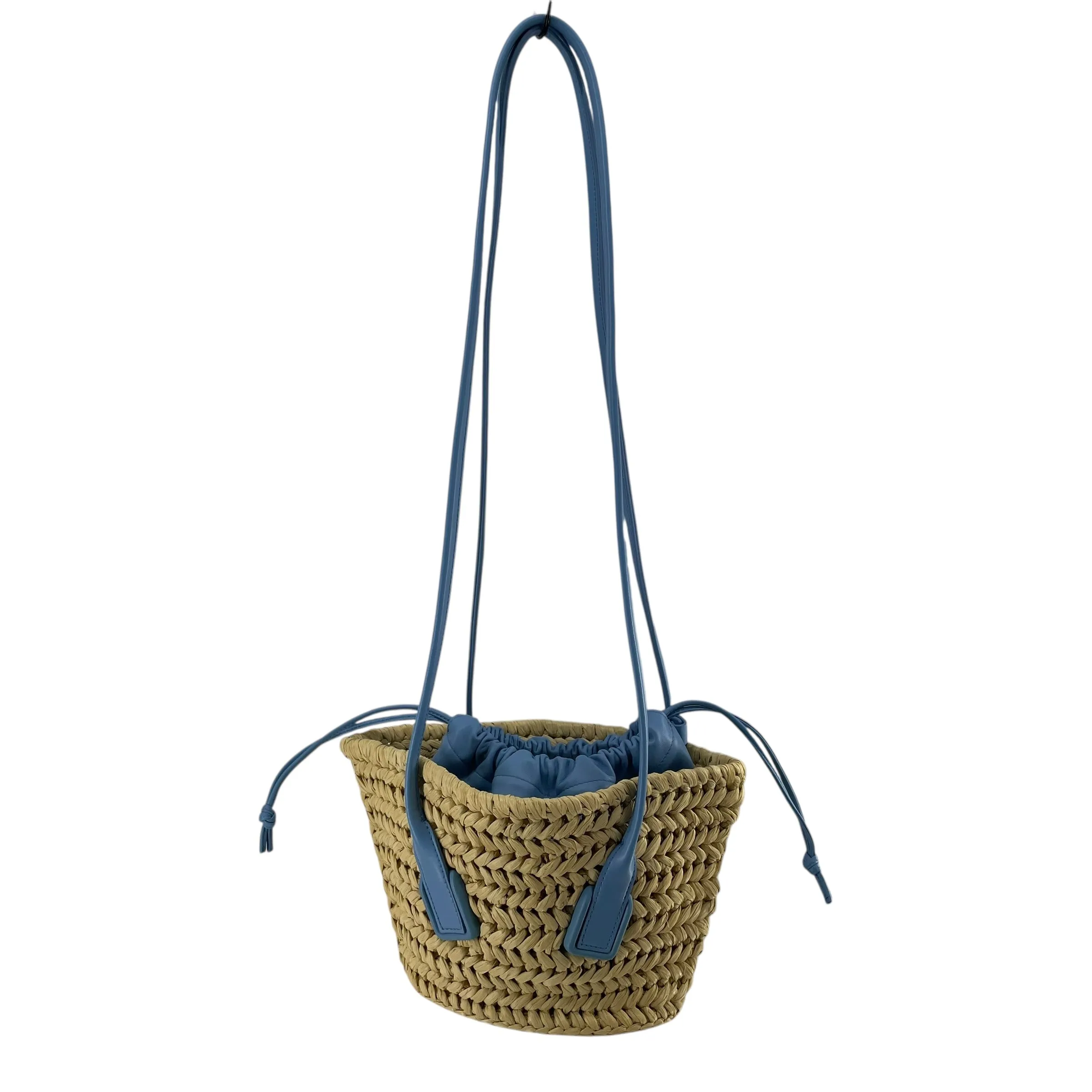 BOTTEGA VENETA/Bag/BLU/WEAVE BASKET BLUE