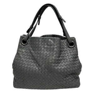 BOTTEGA VENETA/Bag/Border/Leather/GRY/garda shoulder bag