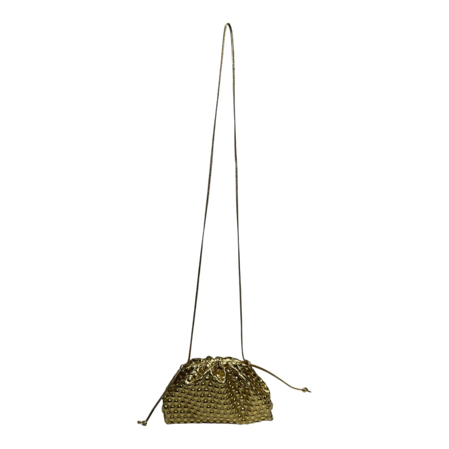 BOTTEGA VENETA/Bag/GLD/POUCH LEATHER CLUTCH BAG