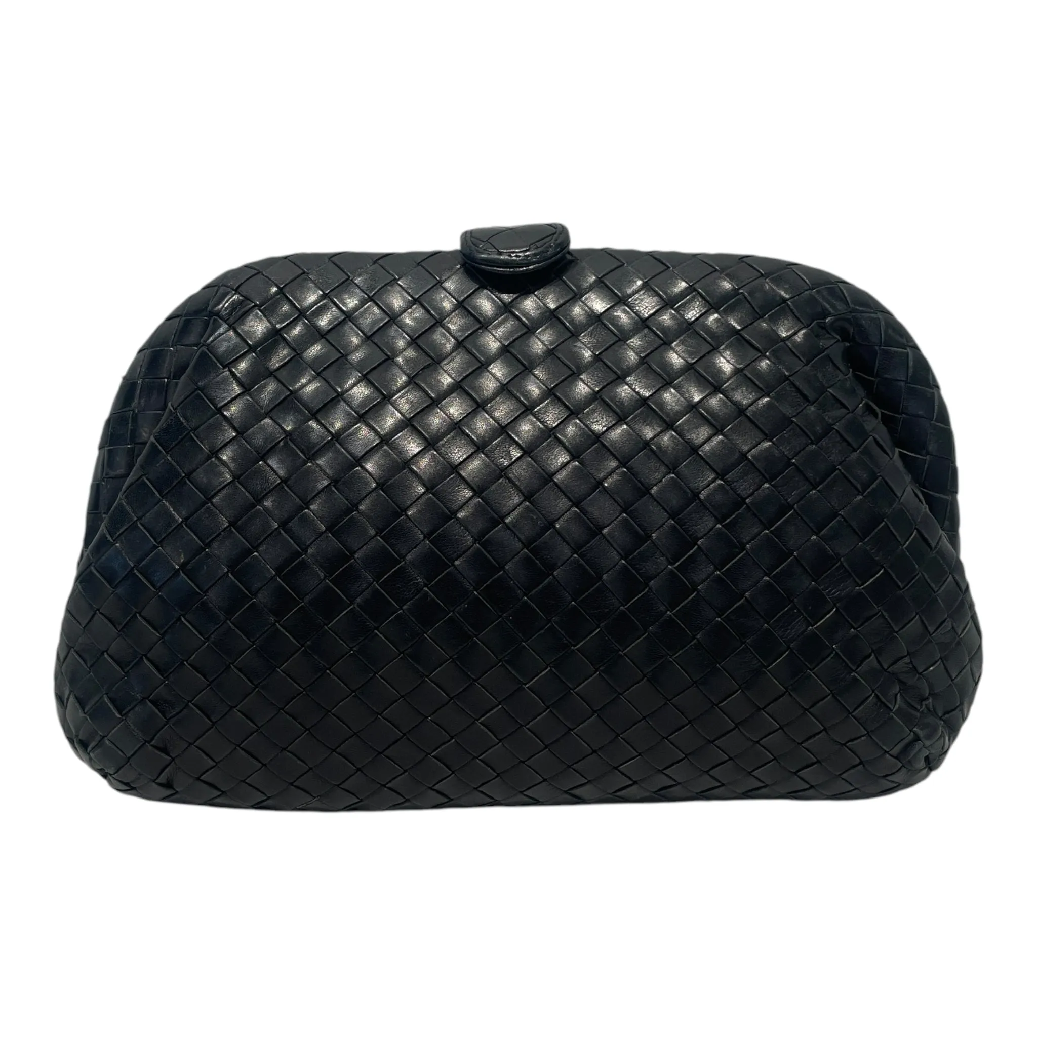 BOTTEGA VENETA/Bag/Leather/BLK/VINTAGE INTRECCIATO LAUREN