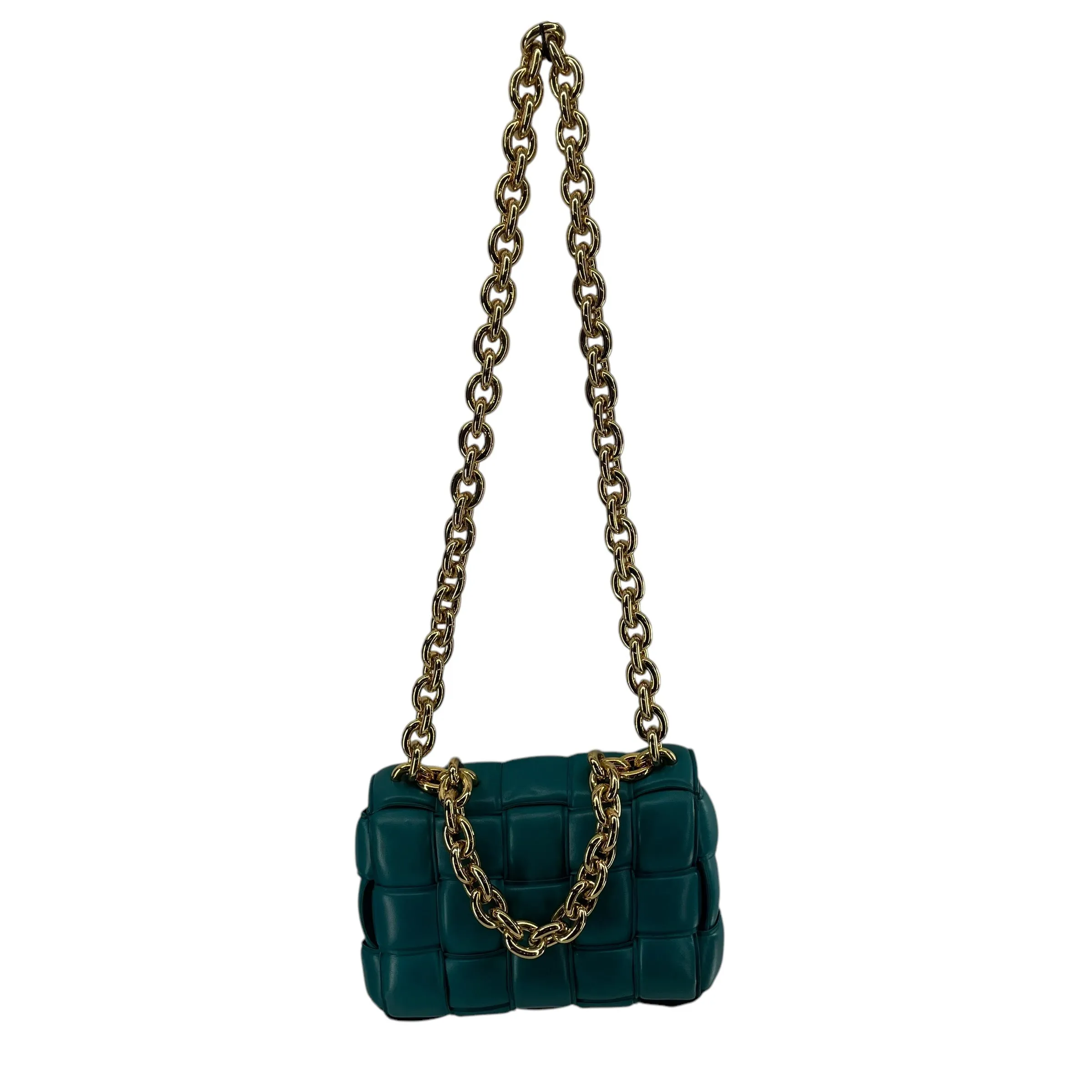 BOTTEGA VENETA/Bag/Leather/GRN/INTRECCIATO PADDED CASSETTE