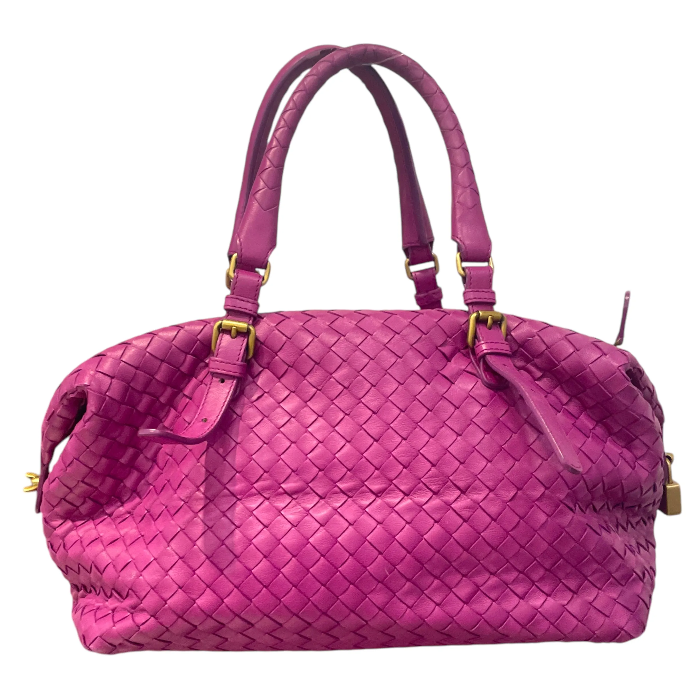 BOTTEGA VENETA/Bag/Leather/PNK/Intercciato
