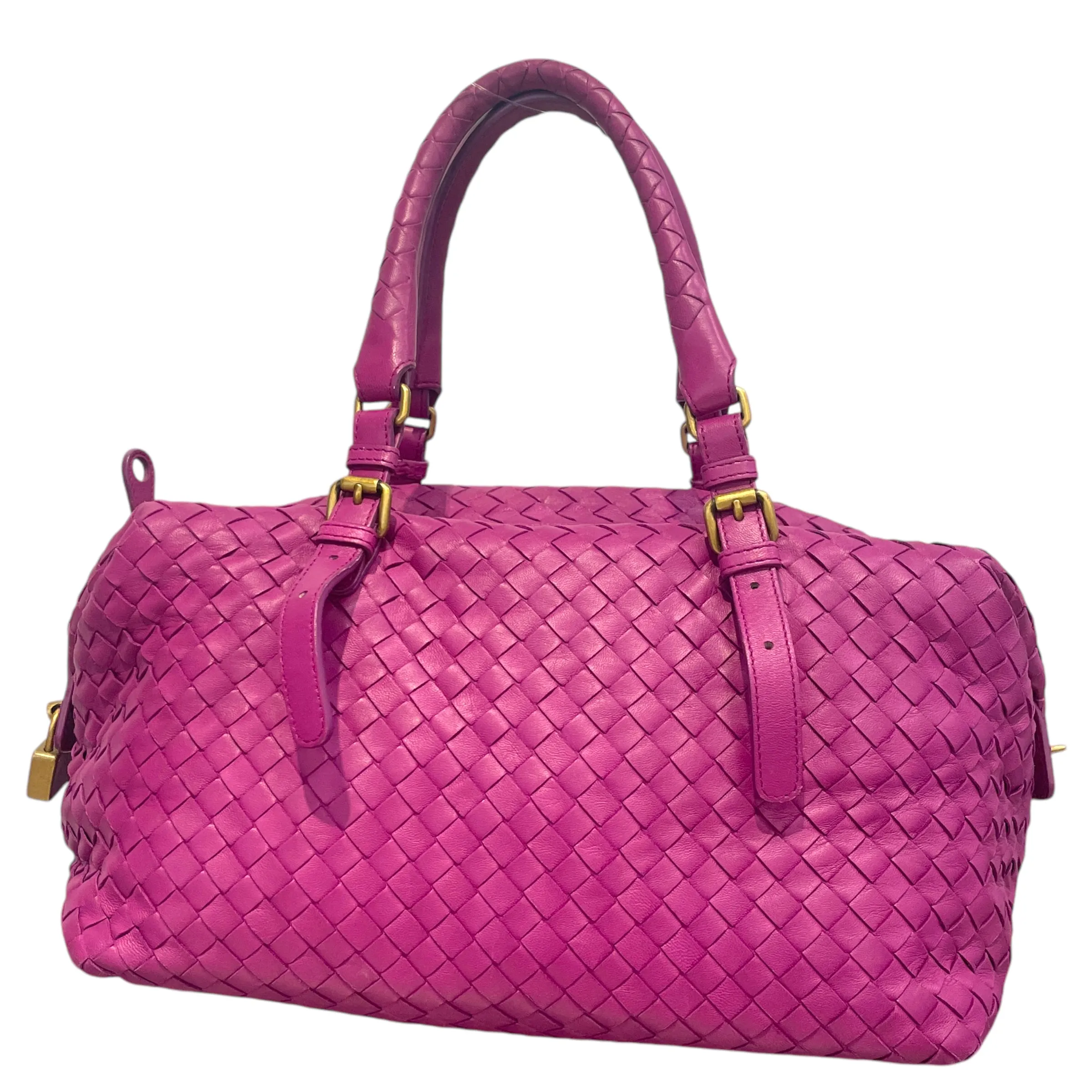 BOTTEGA VENETA/Bag/Leather/PNK/Intercciato