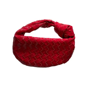 BOTTEGA VENETA/Bag/Leather/RED/INTRECCIATO MINI JODIE