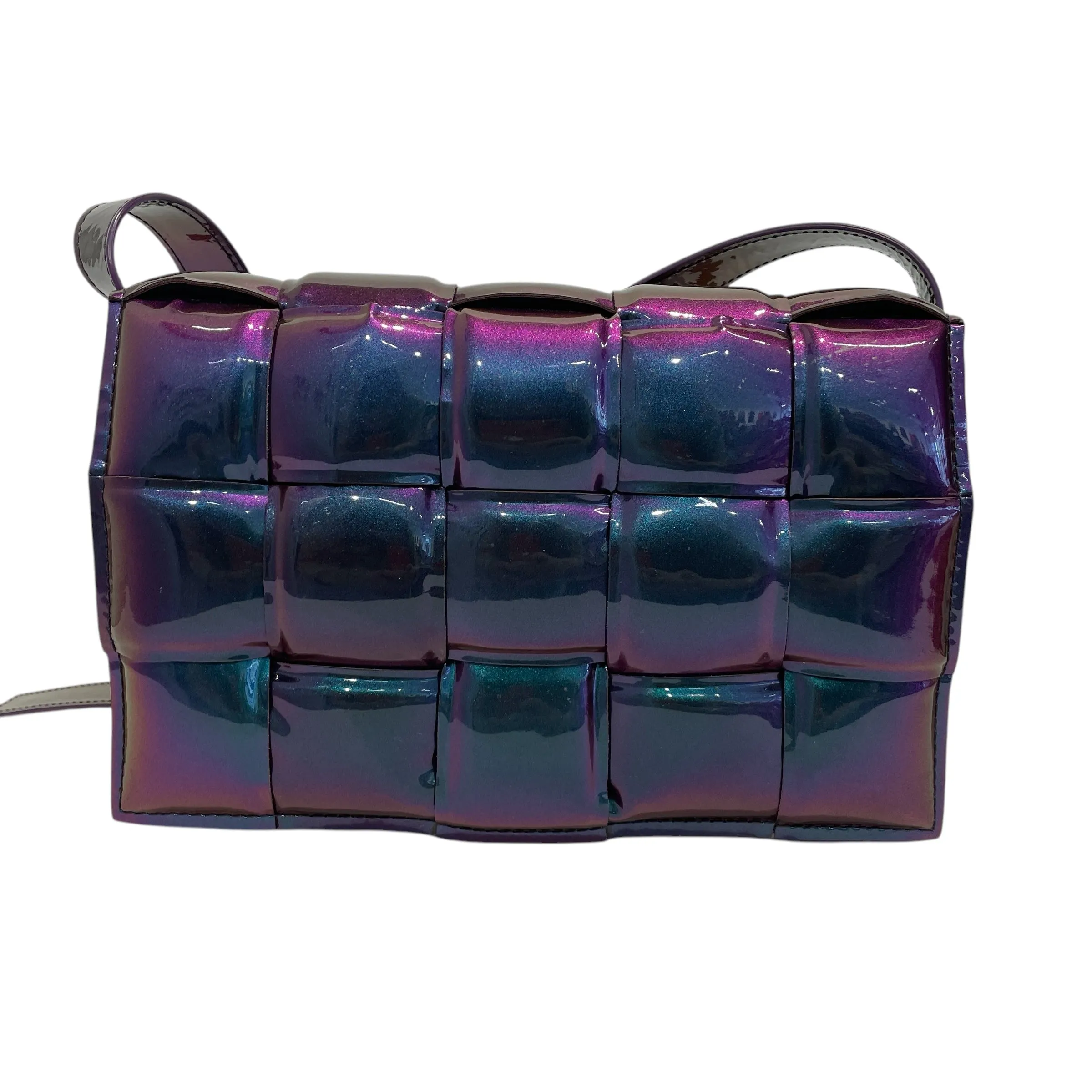 BOTTEGA VENETA/Cross Body Bag/OS/Iridescent/MLT/Padded Cassette Glossy