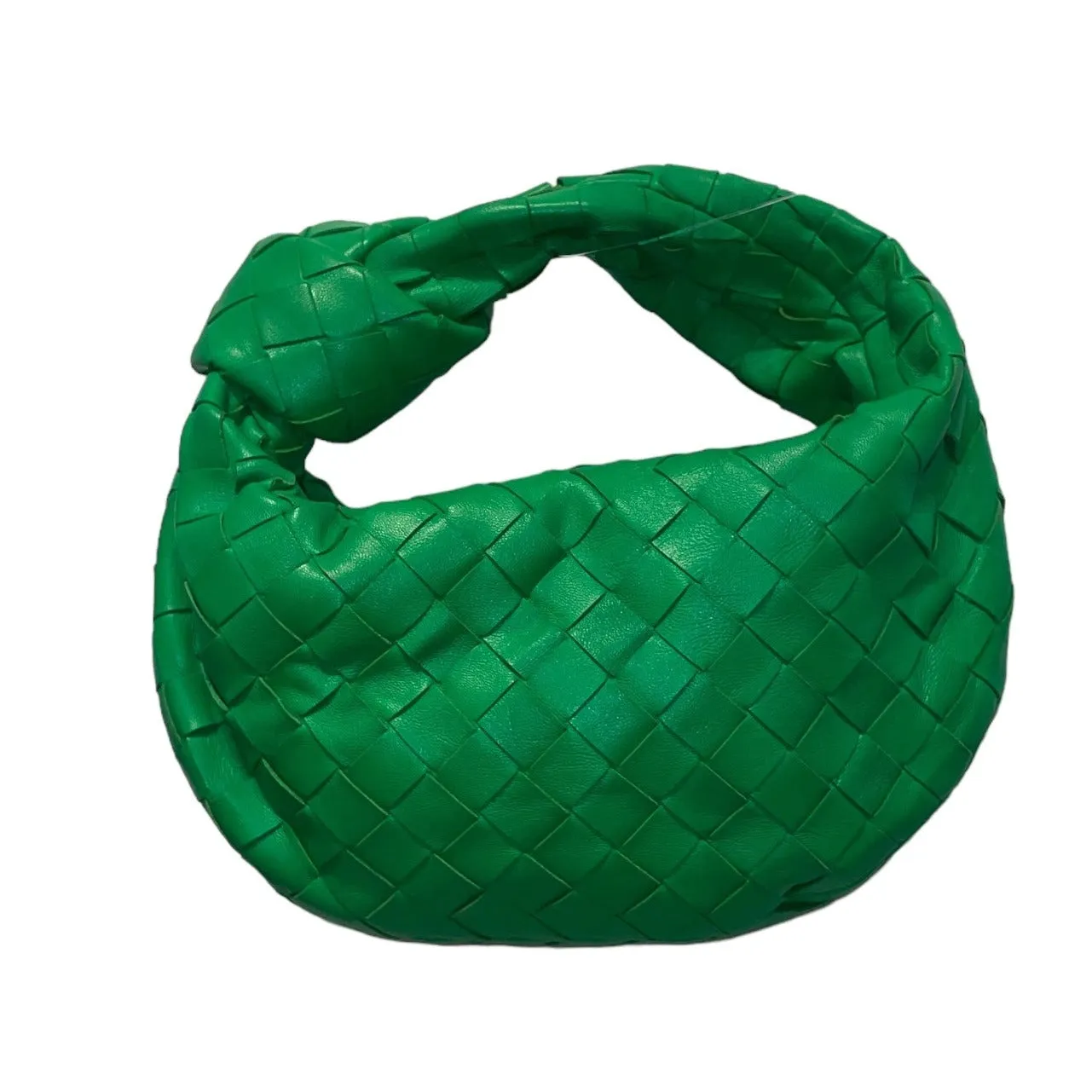 BOTTEGA VENETA/Hand Bag/Leather/GRN/Nappa Interecciato Mini Jodie