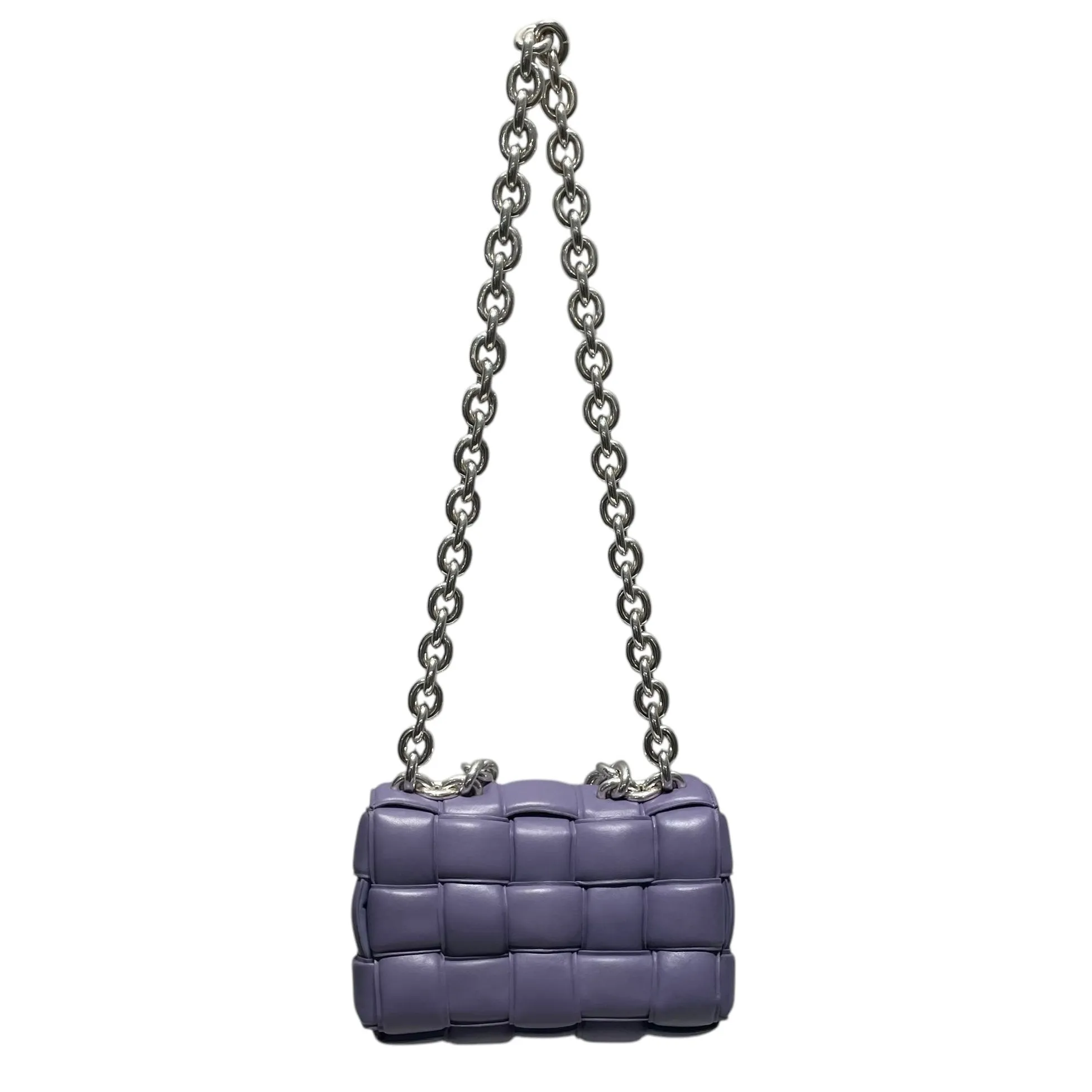 BOTTEGA VENETA/Hand Bag/Leather/PPL/Padded Chain Cassette