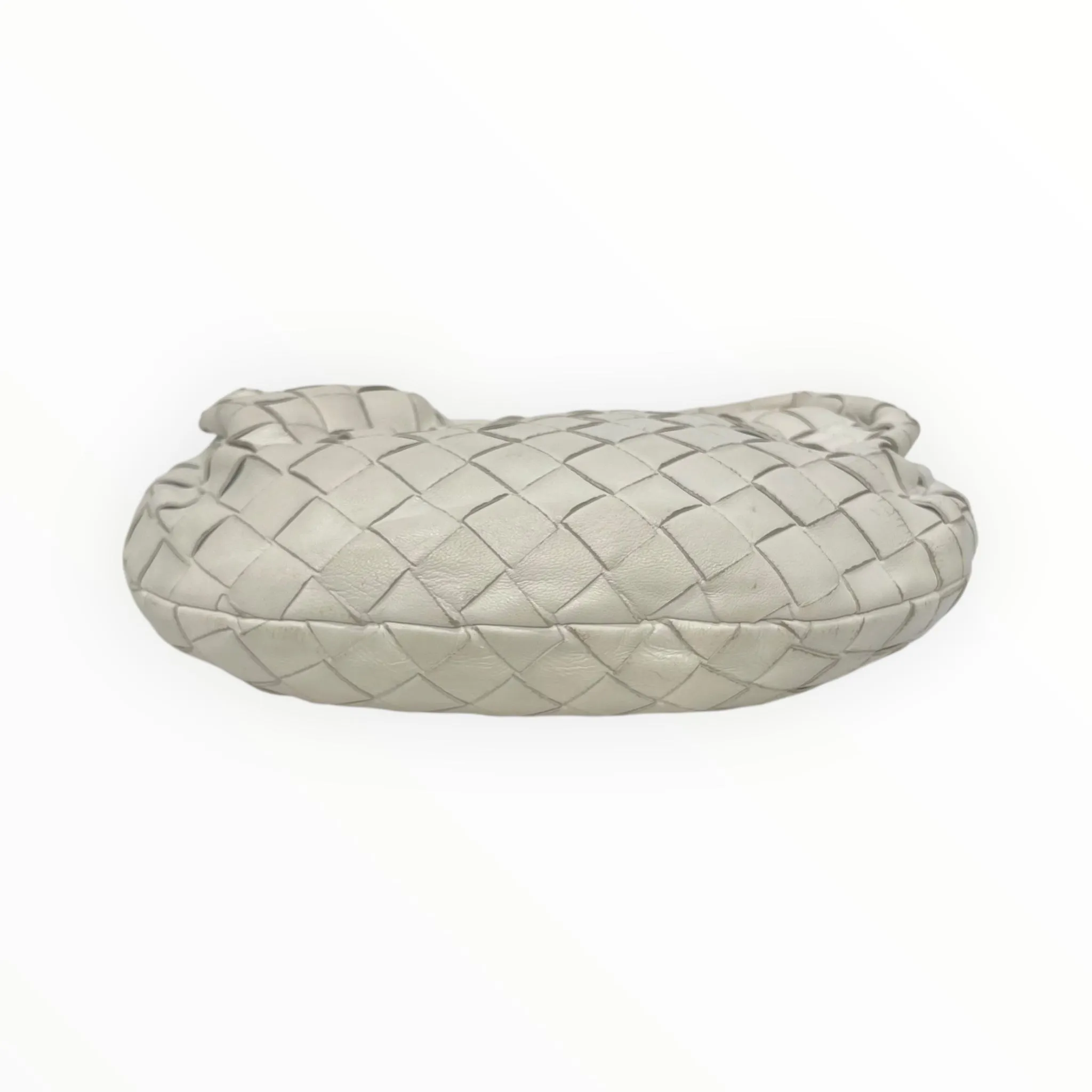 BOTTEGA VENETA/Hand Bag/OS/Leather/WHT/Intrecciato Jodie Mini