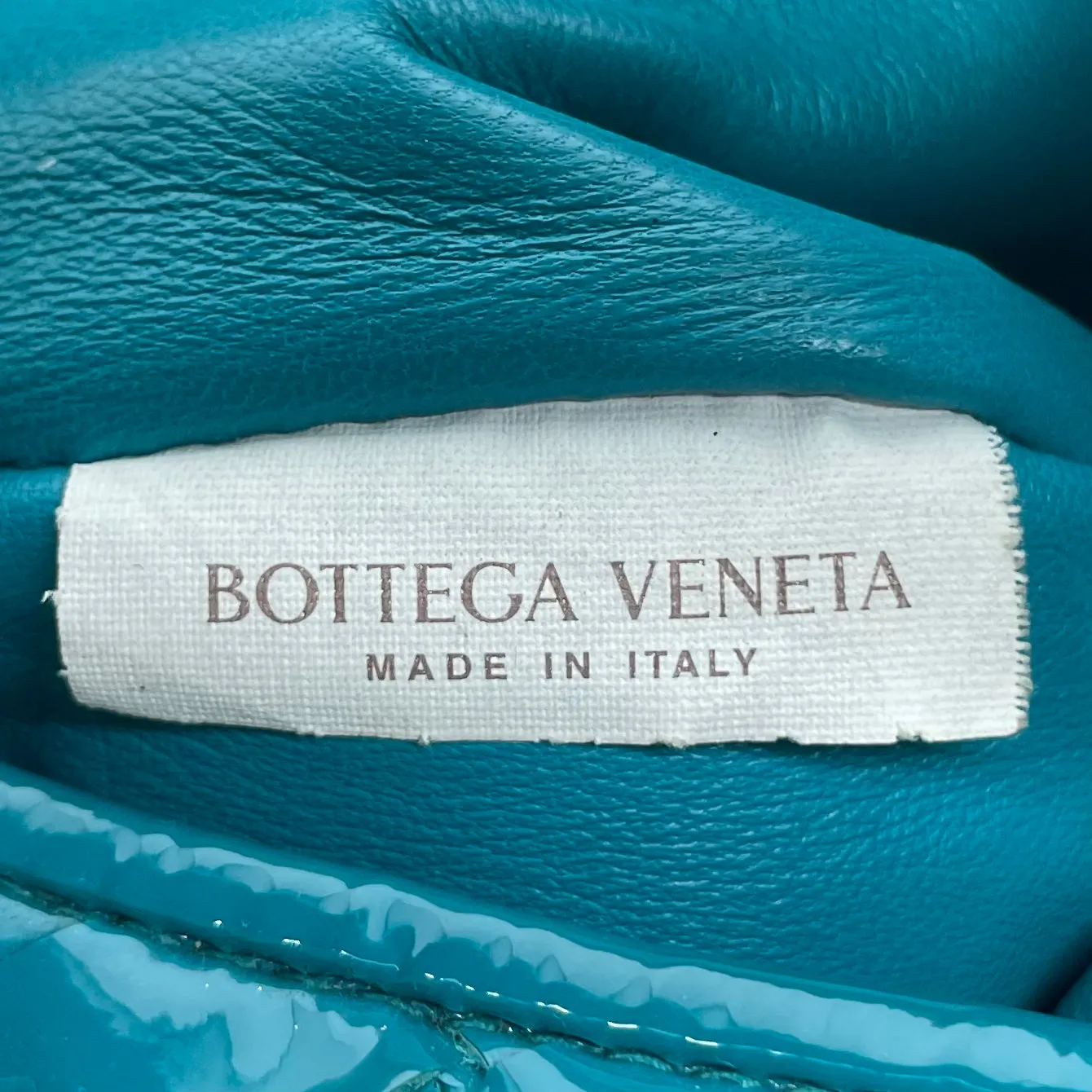 BOTTEGA VENETA/Hand Bag/S/Leather/BLU/BV JODIE HOBO