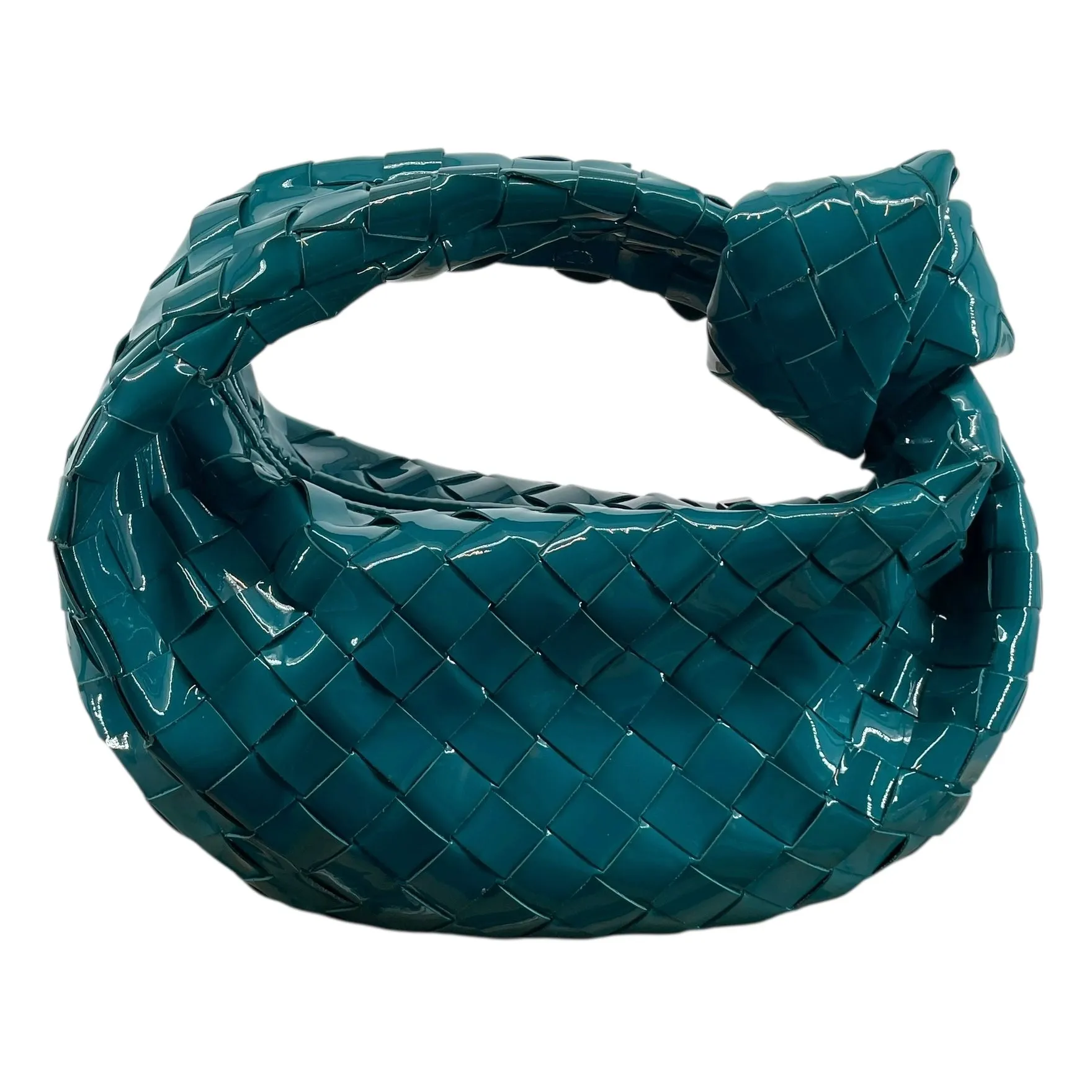 BOTTEGA VENETA/Hand Bag/S/Leather/BLU/BV JODIE HOBO