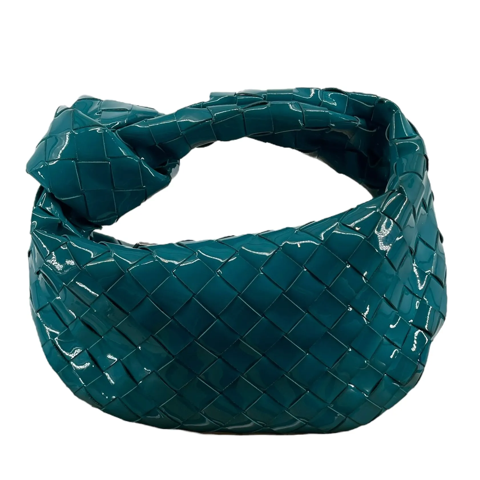 BOTTEGA VENETA/Hand Bag/S/Leather/BLU/BV JODIE HOBO