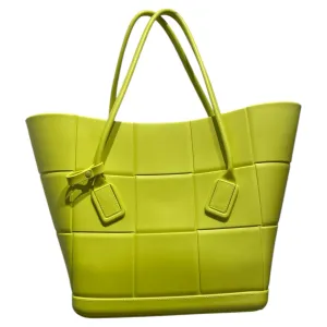 BOTTEGA VENETA/Tote Bag/GRN/Rubber Arco Tote