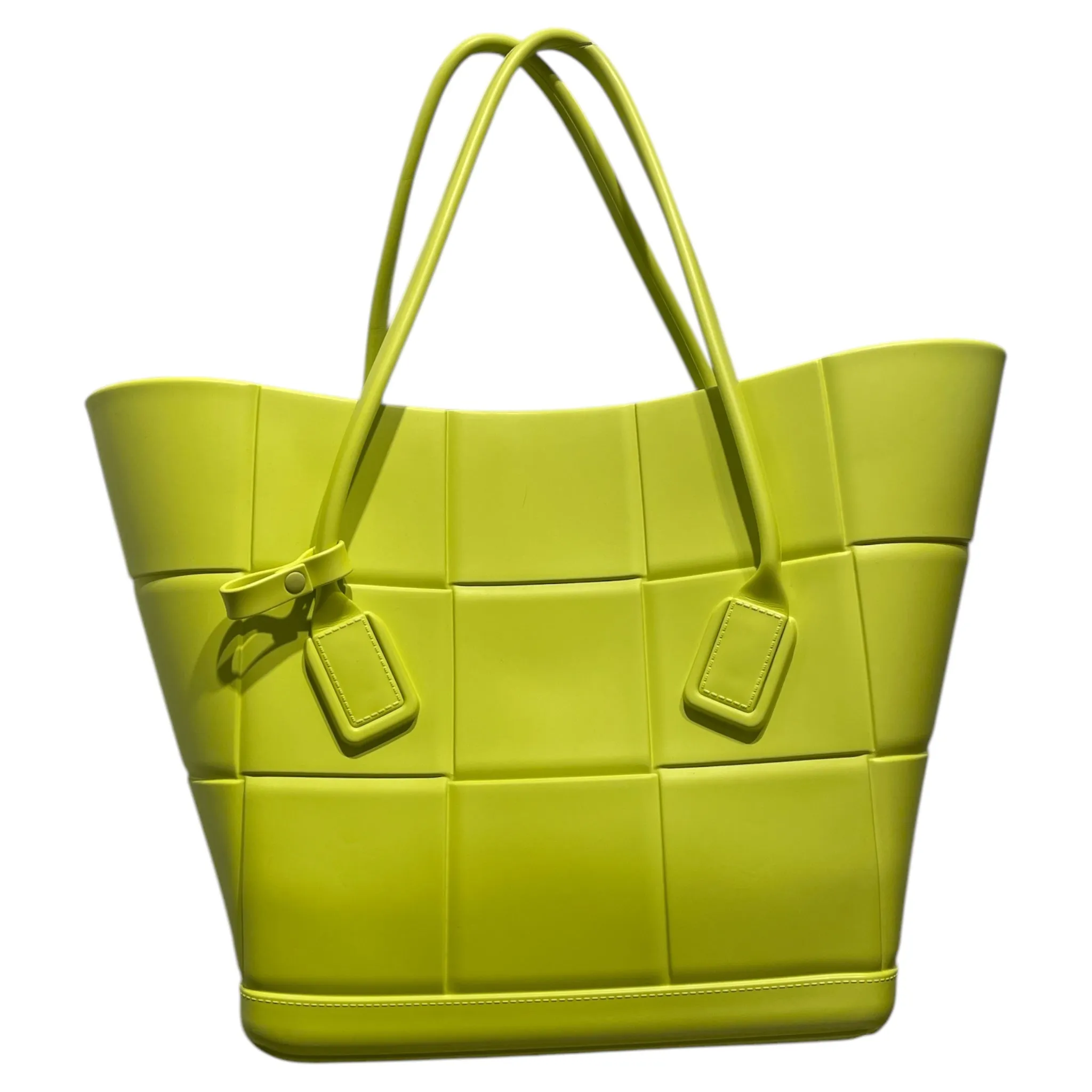 BOTTEGA VENETA/Tote Bag/GRN/Rubber Arco Tote
