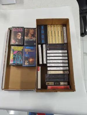 Box of Cassette Tapes