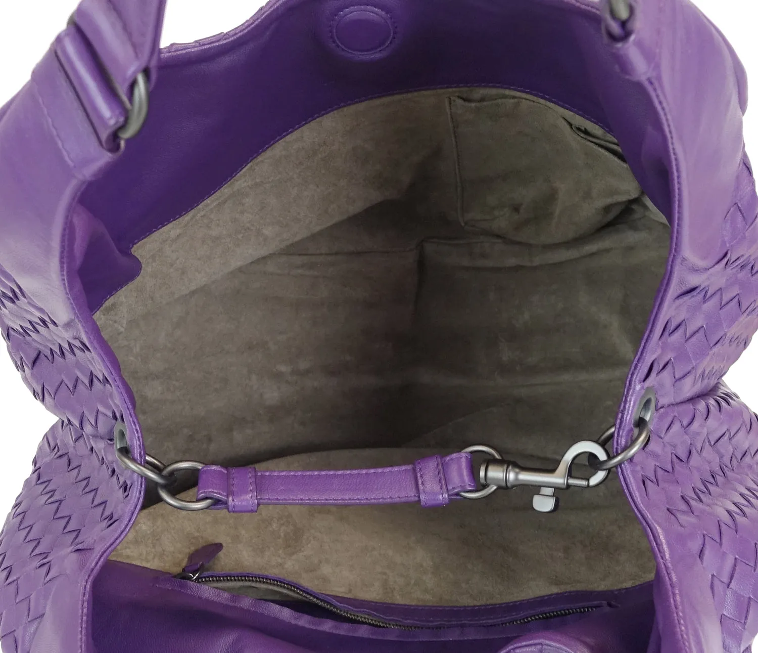 Campana Intrecciato Nappa Leather Medium Hobo Bag