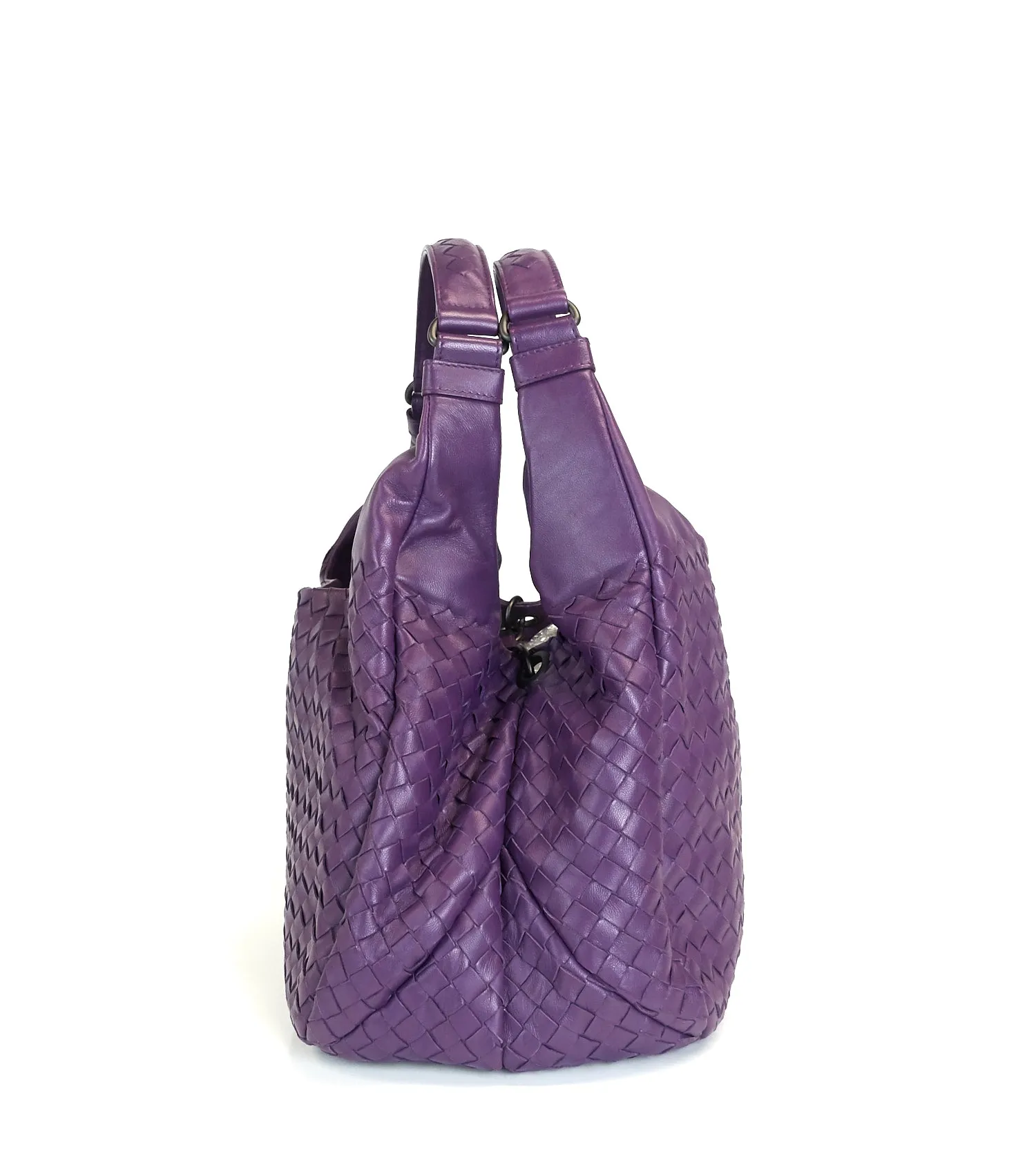 Campana Intrecciato Nappa Leather Medium Hobo Bag