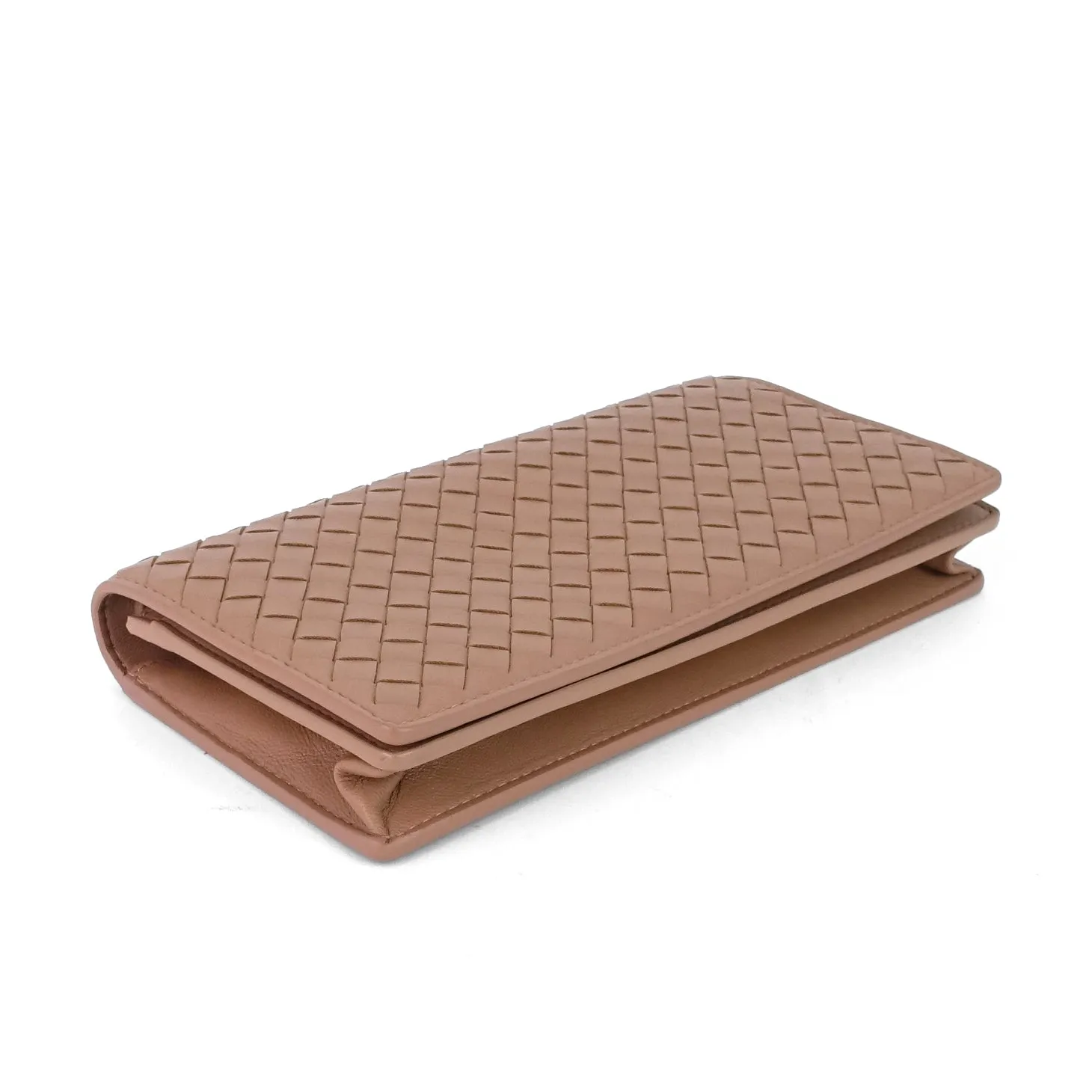 Chain Wallet Intrecciato Nappa Leather Bag