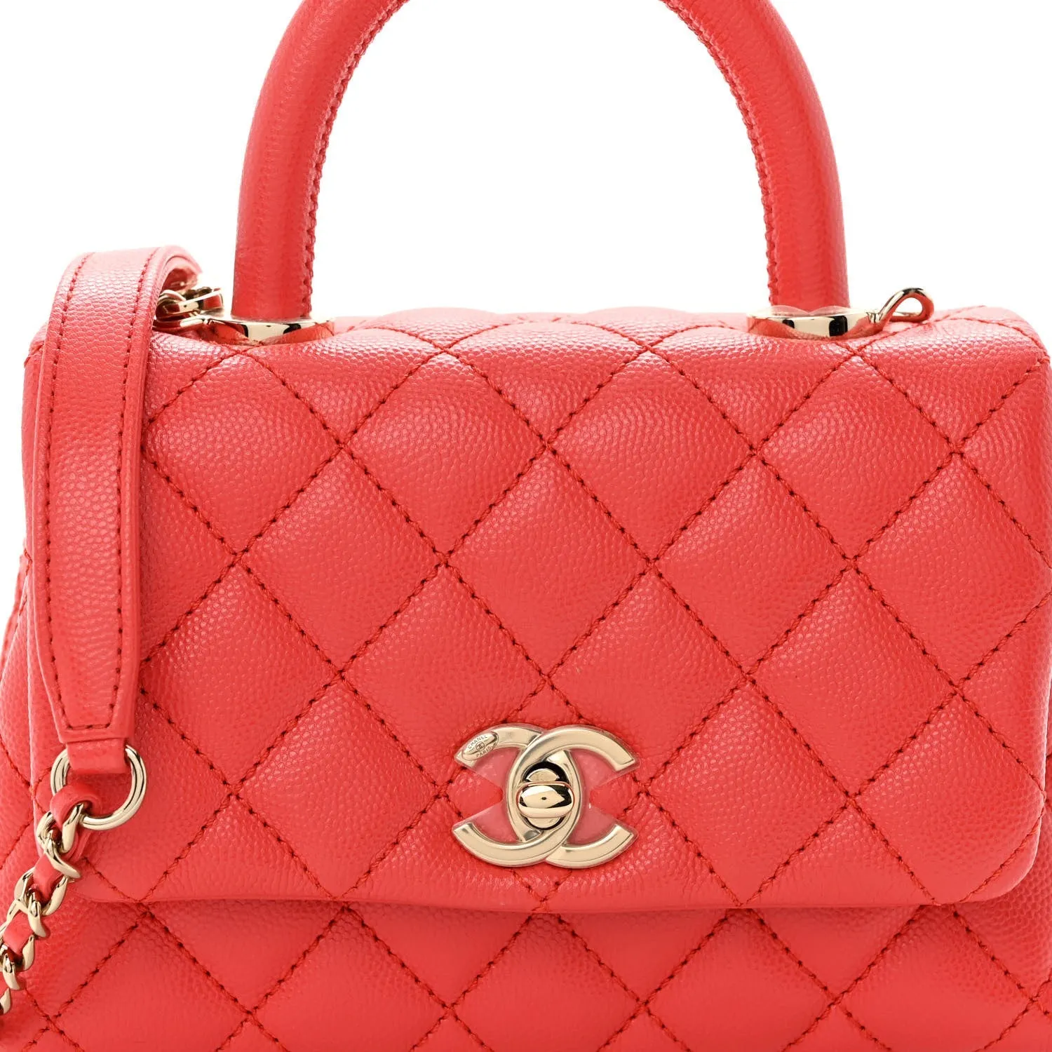 Chanel Caviar Quilted Lizard Embossed