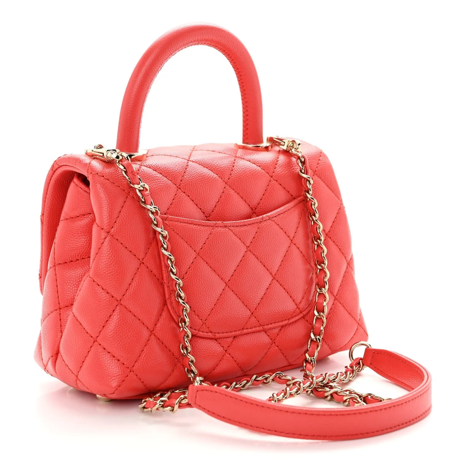 Chanel Caviar Quilted Lizard Embossed
