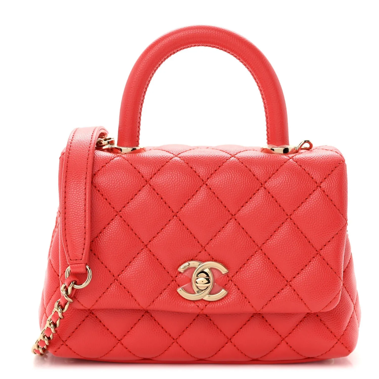 Chanel Caviar Quilted Lizard Embossed