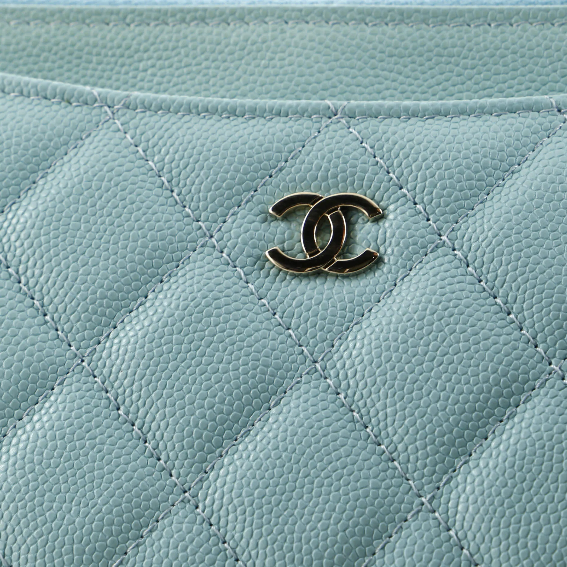 Chanel Classic Zip Pouch Quilted Caviar