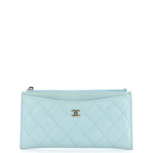 Chanel Classic Zip Pouch Quilted Caviar