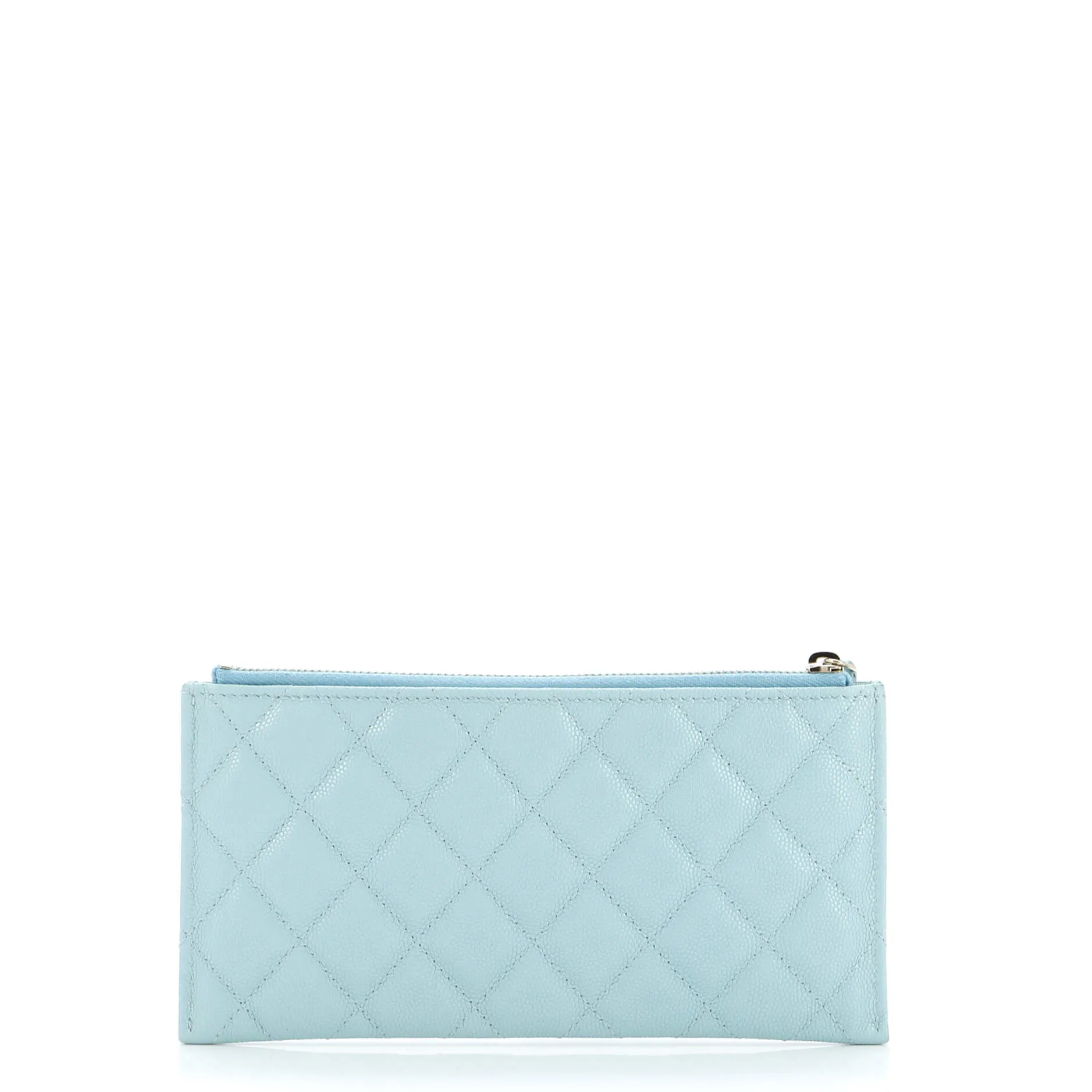 Chanel Classic Zip Pouch Quilted Caviar