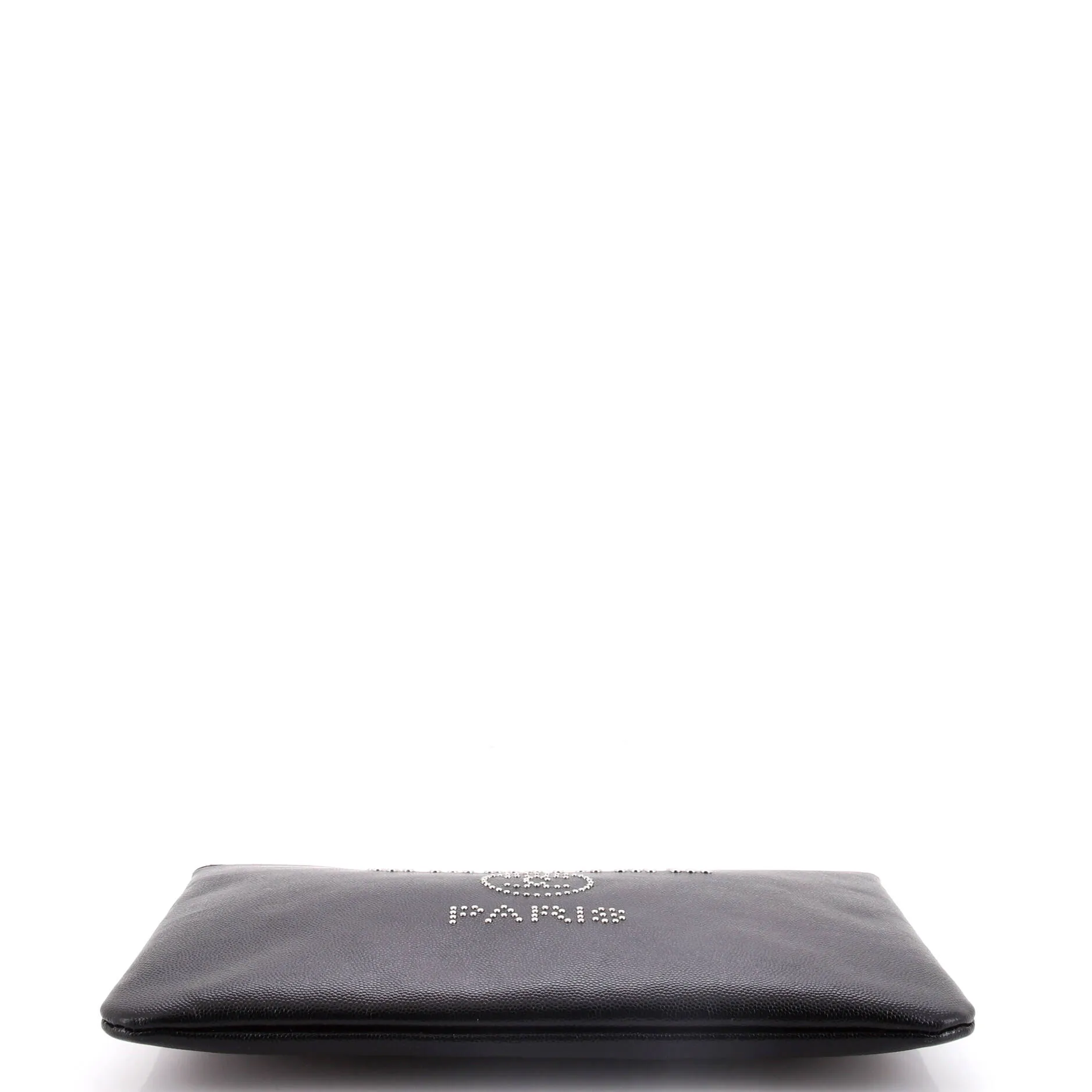 Chanel Deauville Pouch Studded Caviar