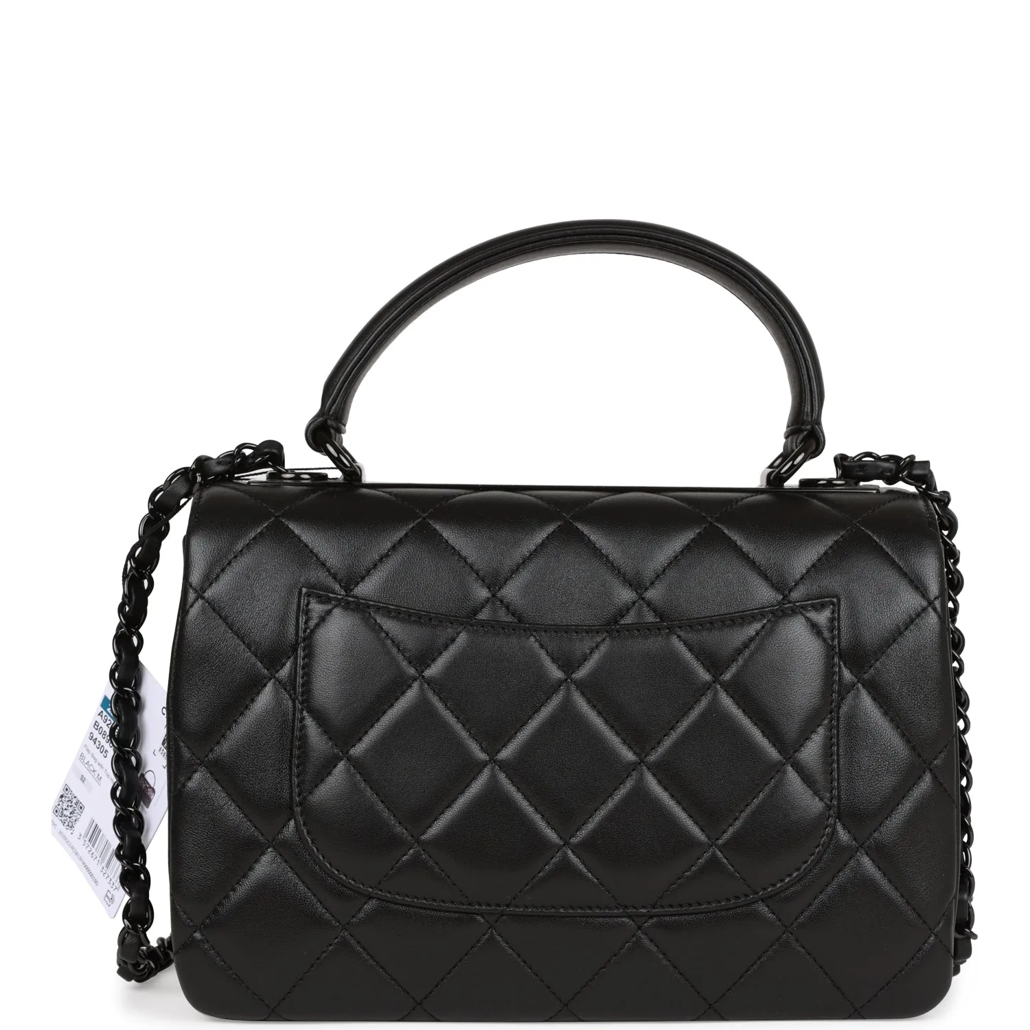 Chanel Large Trendy CC Bag SO Black Lambskin Black Hardware