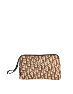 Christian Dior Vintage Brown Monogram Clutch Bag