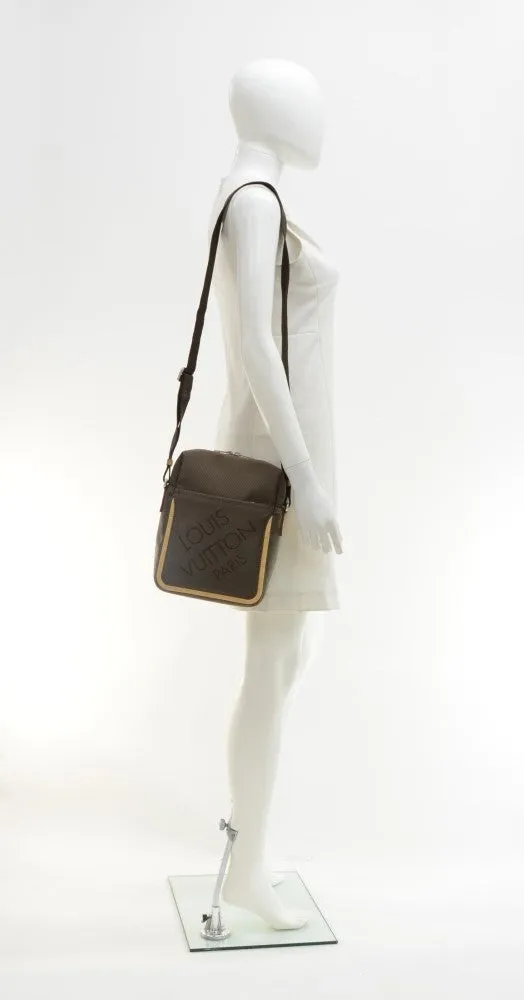 Citadin Damier Geant Canvas Messenger Bag