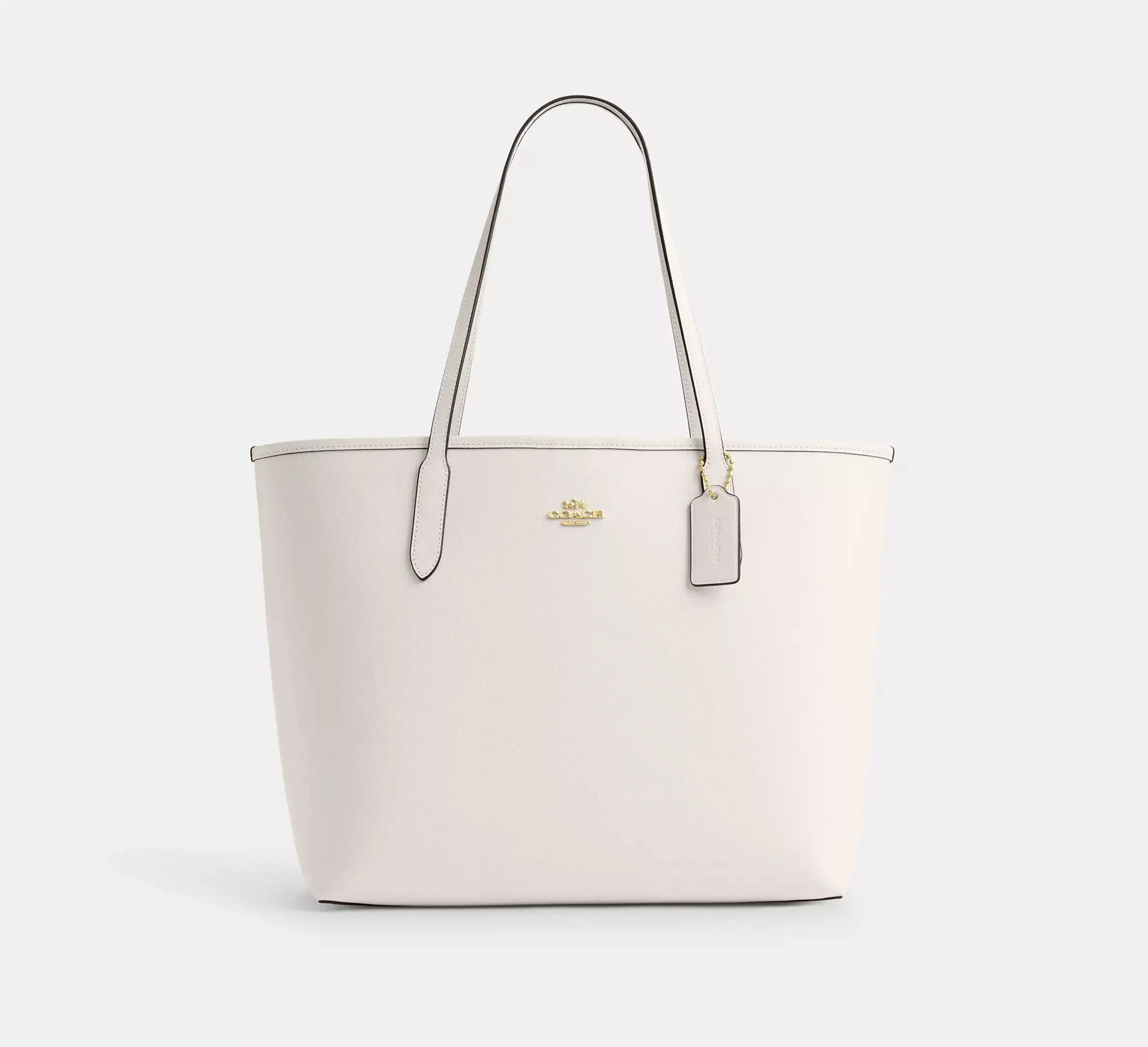 City Tote Bag - Pebbled Leather