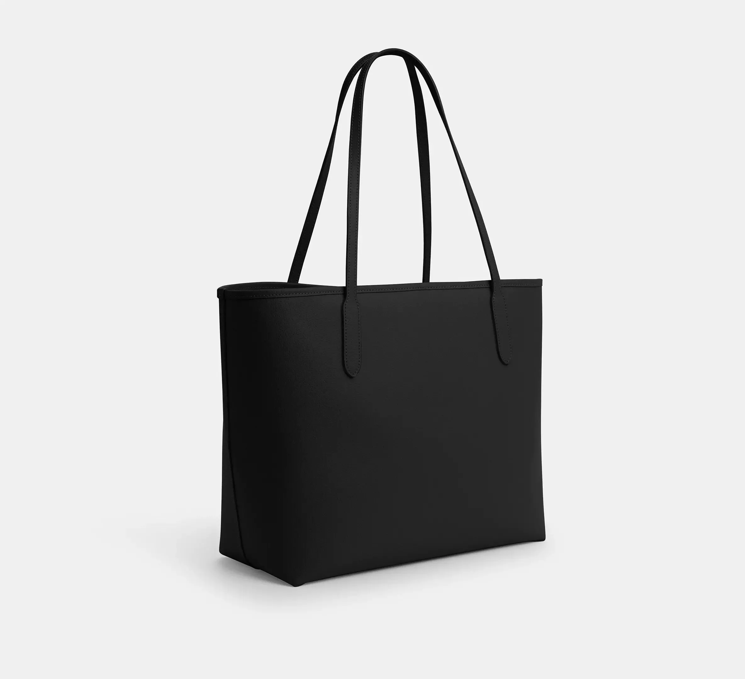 City Tote Bag - Pebbled Leather