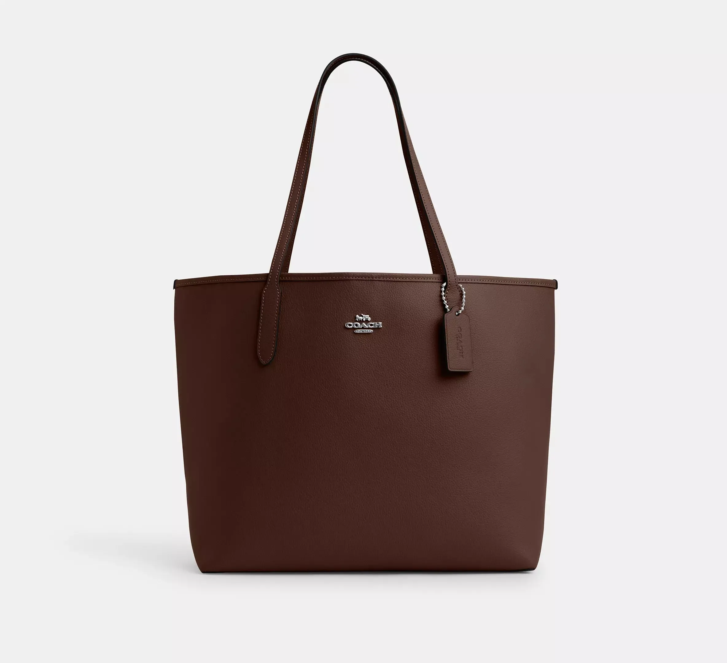 City Tote Bag - Pebbled Leather