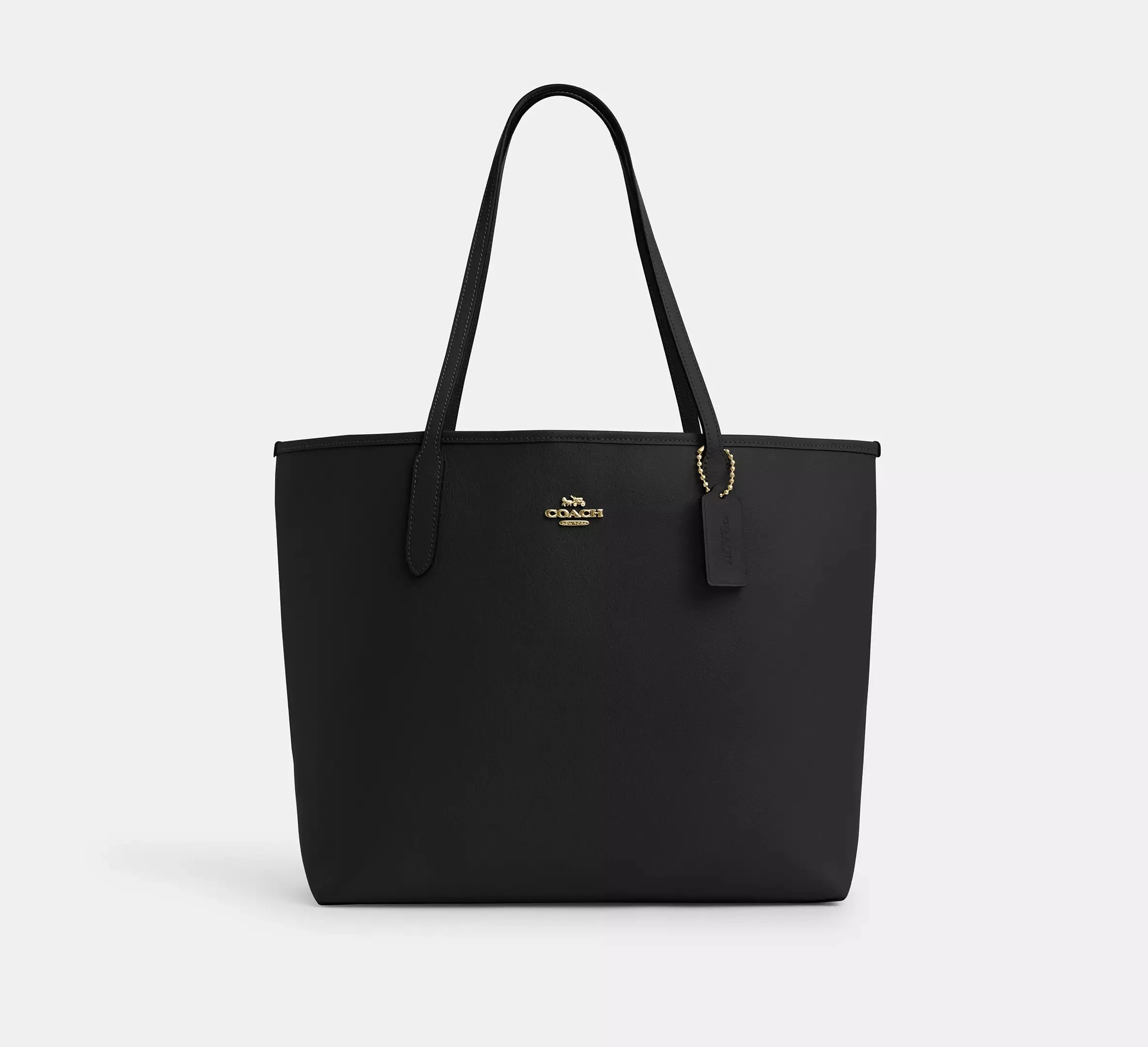 City Tote Bag - Pebbled Leather