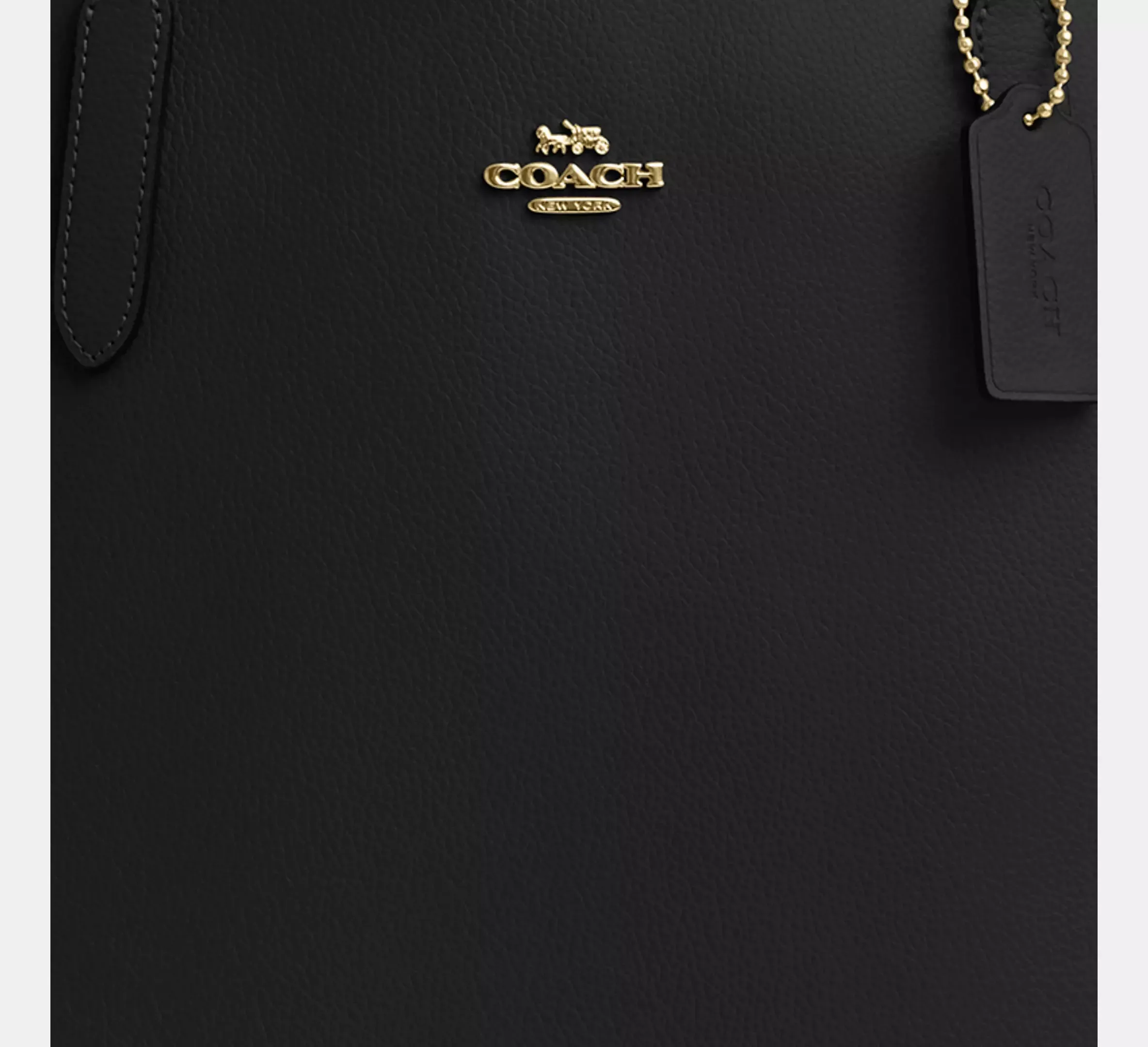 City Tote Bag - Pebbled Leather