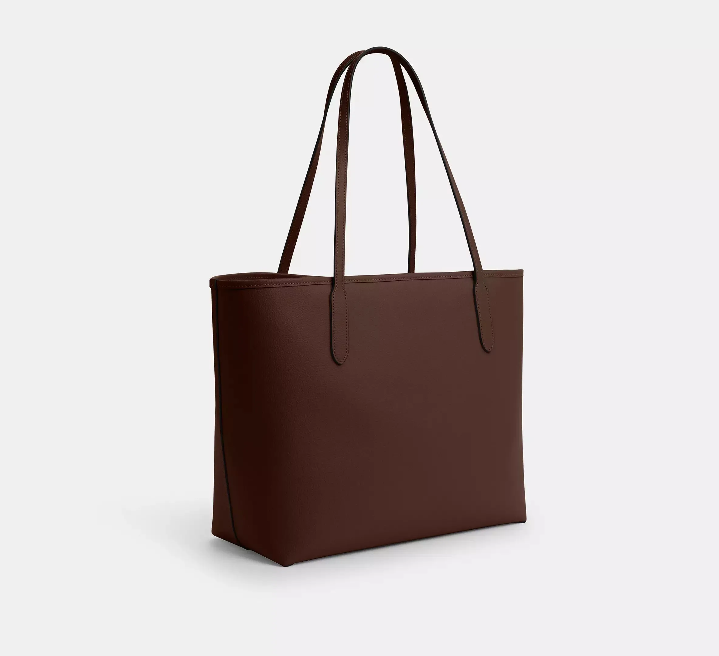 City Tote Bag - Pebbled Leather