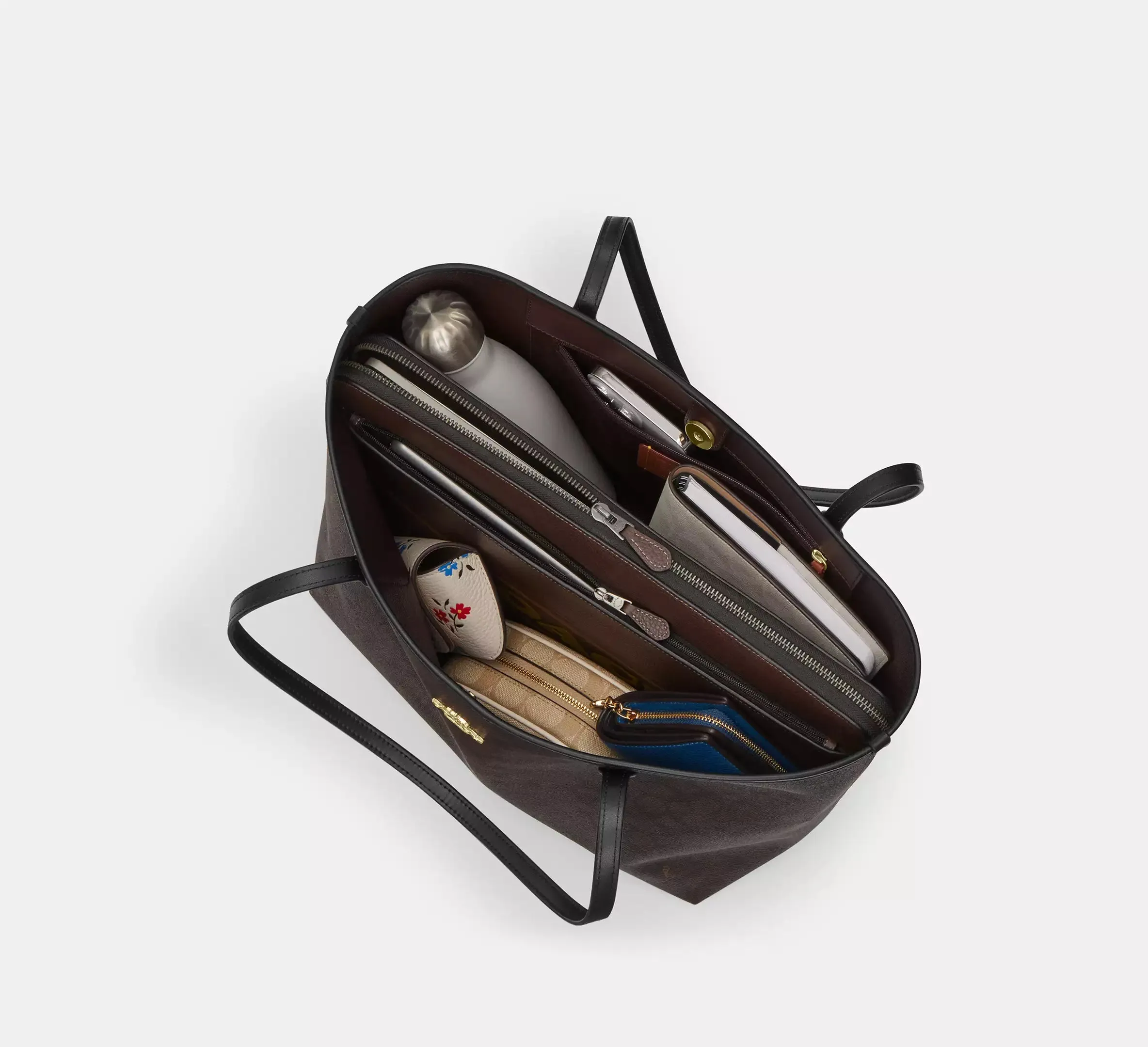 City Tote Bag - Pebbled Leather