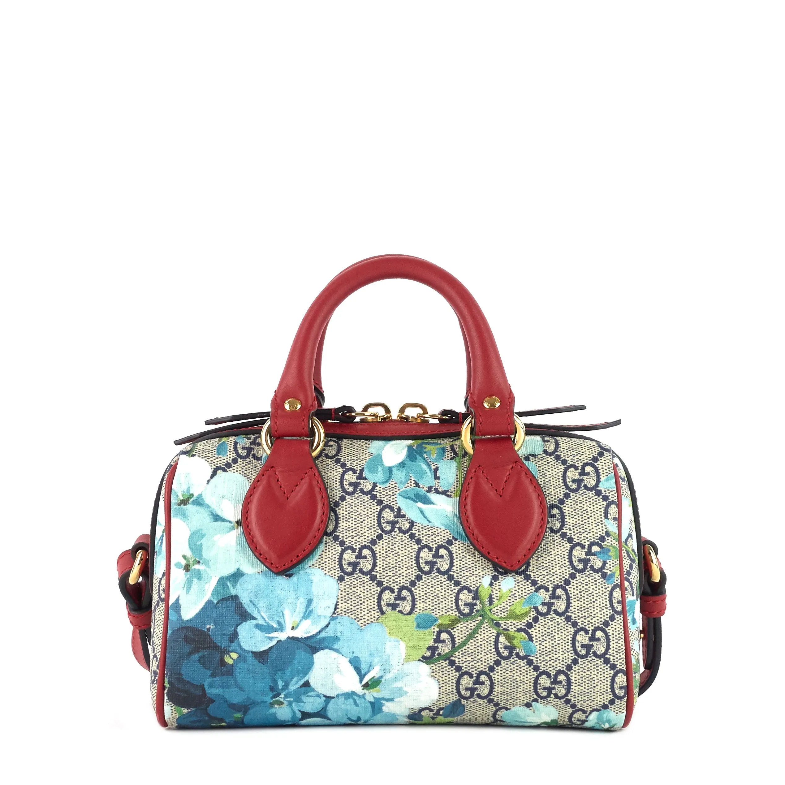 Convertible Boston Nano GG Blooms Supreme Canvas Bag
