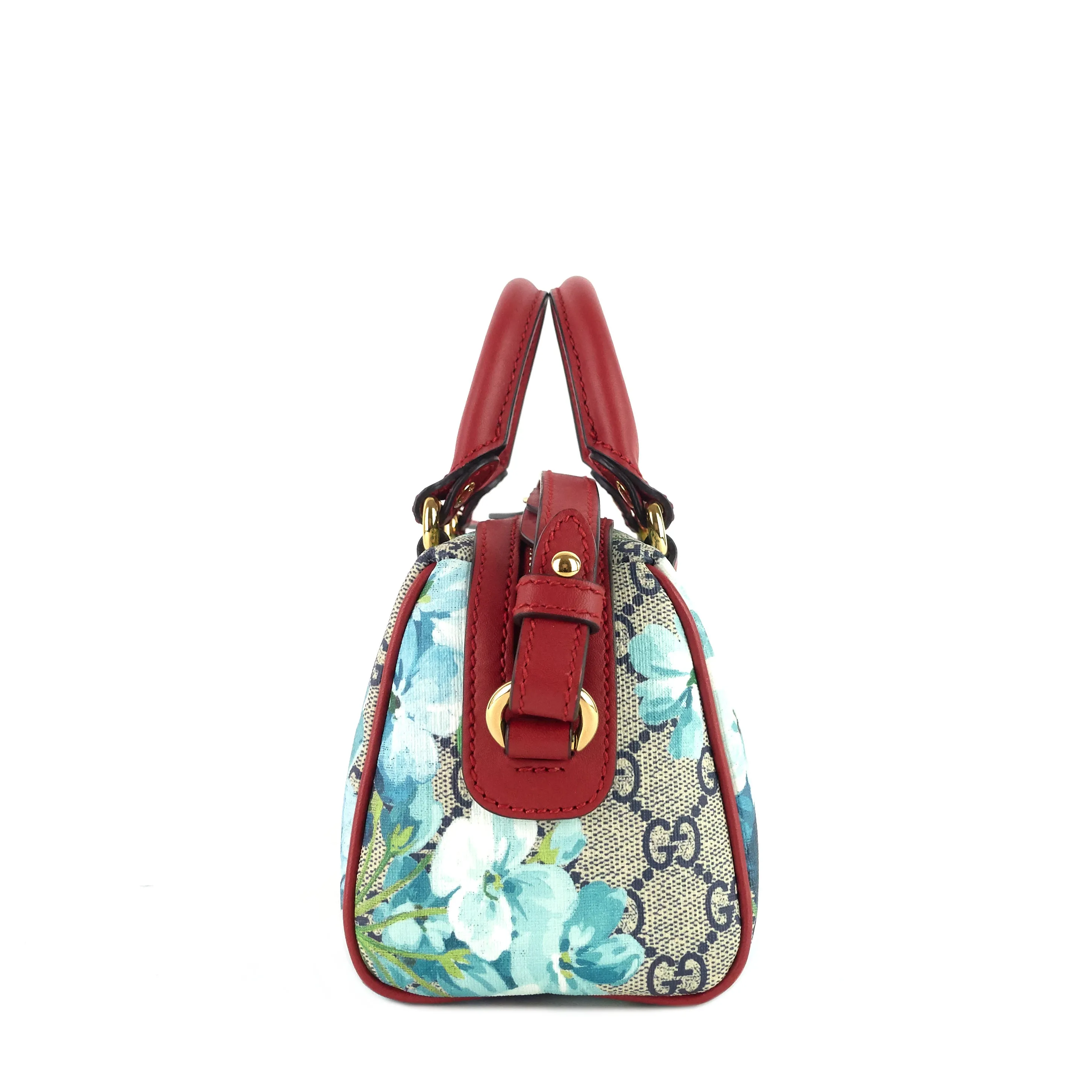 Convertible Boston Nano GG Blooms Supreme Canvas Bag