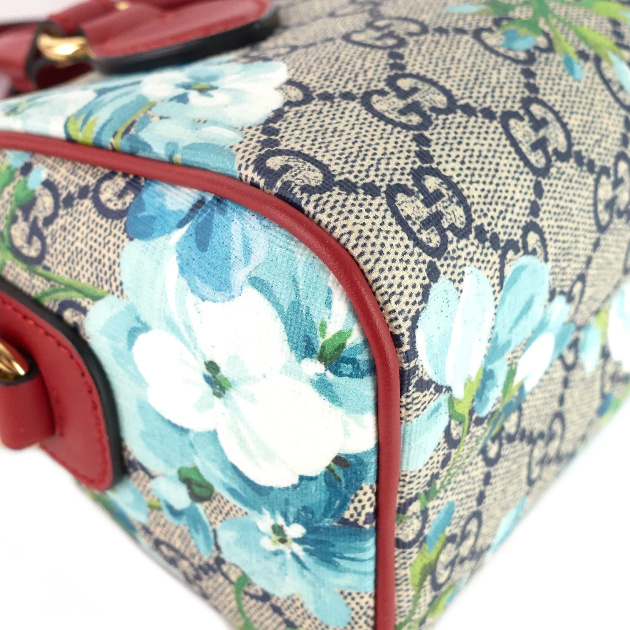 Convertible Boston Nano GG Blooms Supreme Canvas Bag