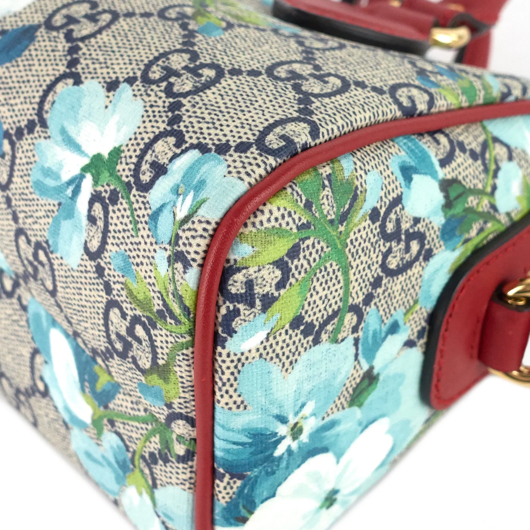 Convertible Boston Nano GG Blooms Supreme Canvas Bag