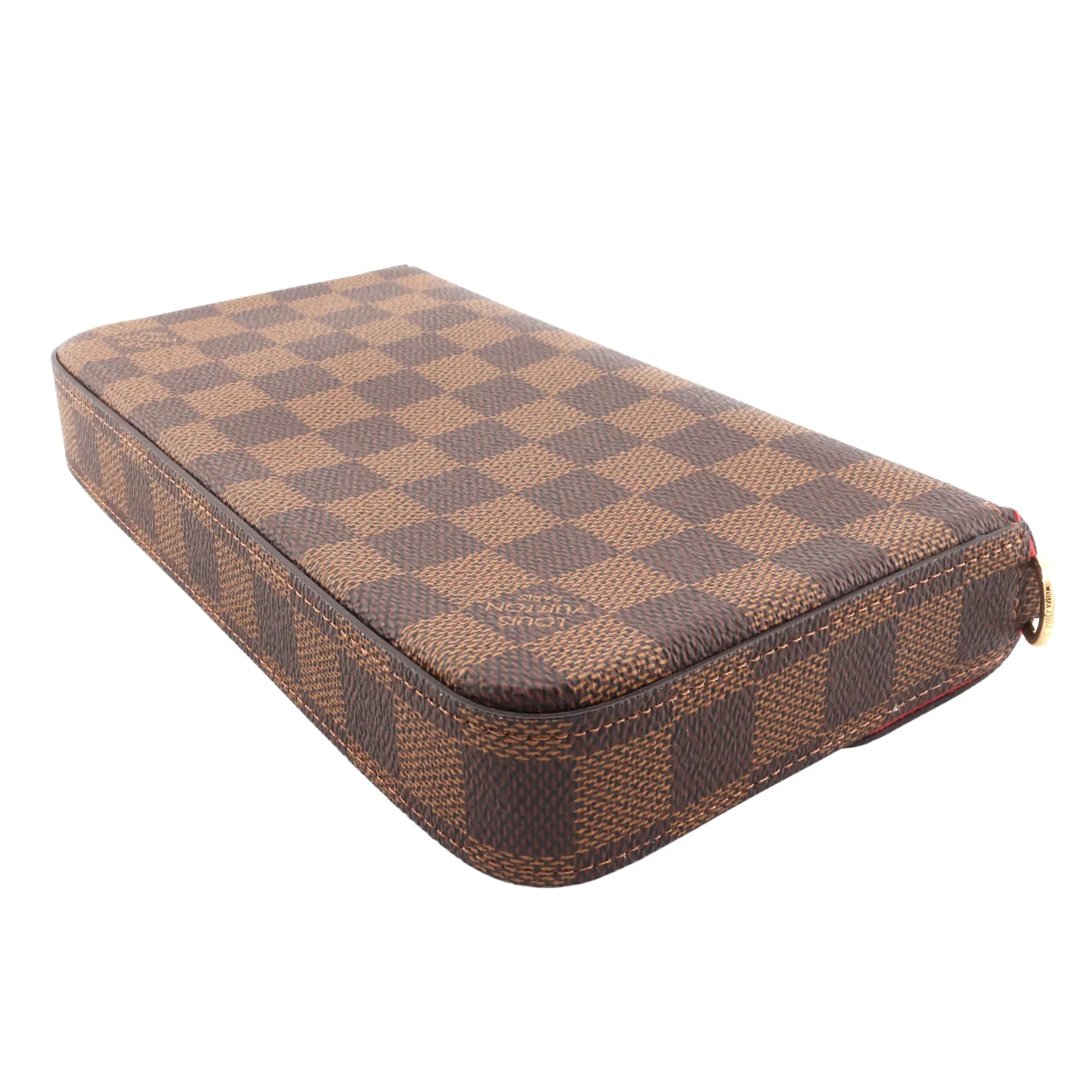 Flicie Pochette Damier Ebene Canvas Bag