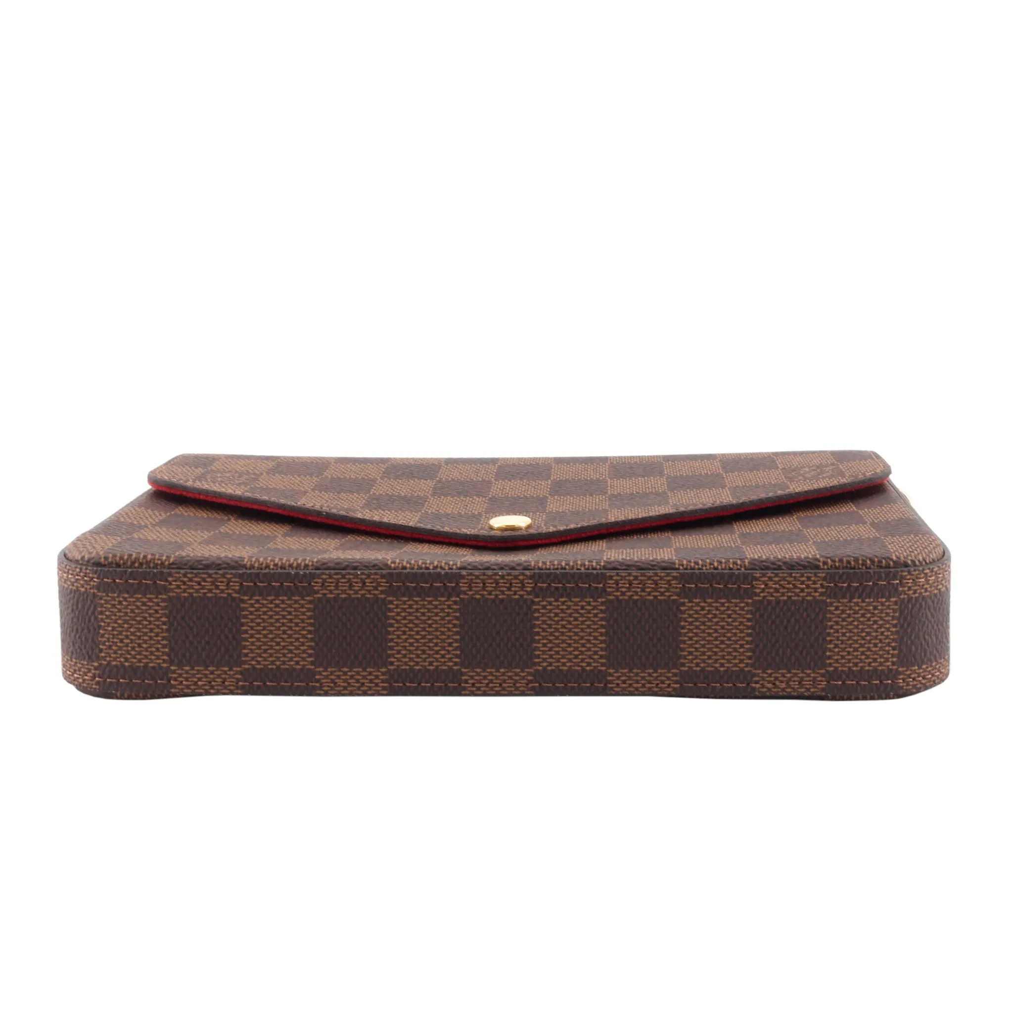 Flicie Pochette Damier Ebene Canvas Bag