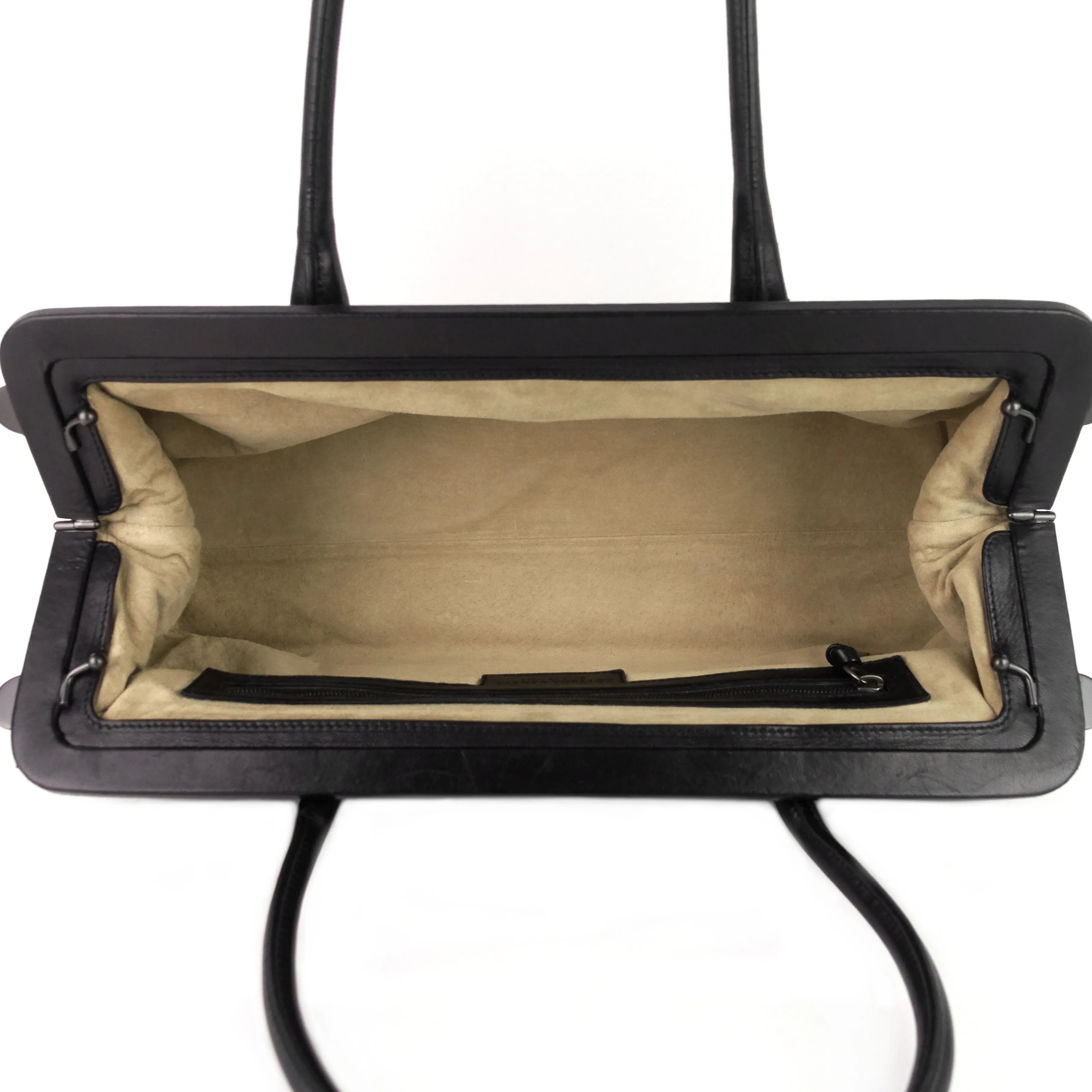 Frame Intrecciato Nappa Leather Bag