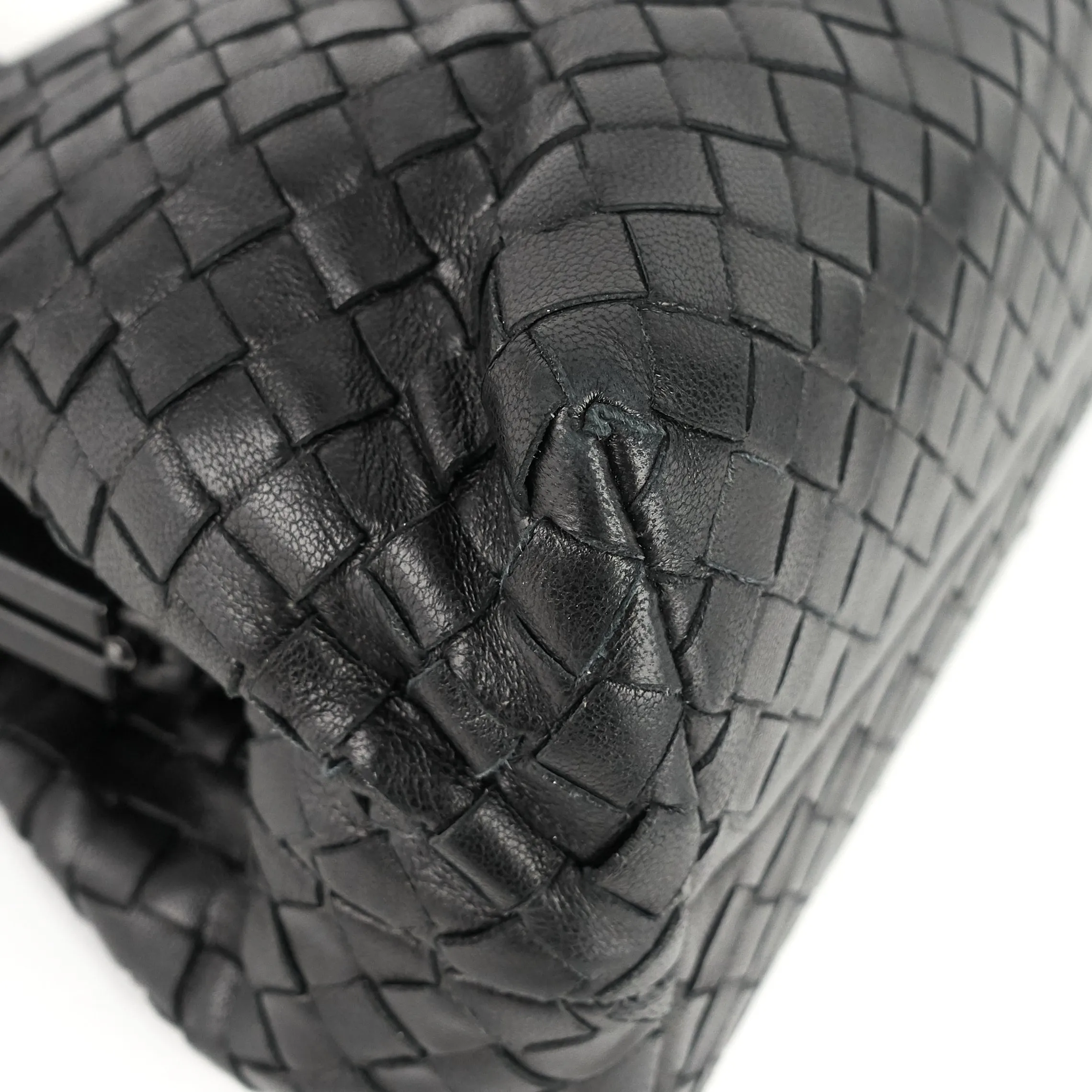 Frame Intrecciato Nappa Leather Bag