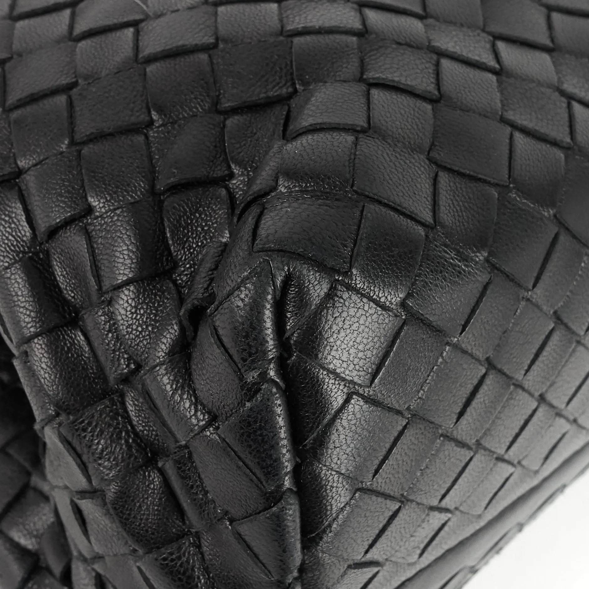 Frame Intrecciato Nappa Leather Bag